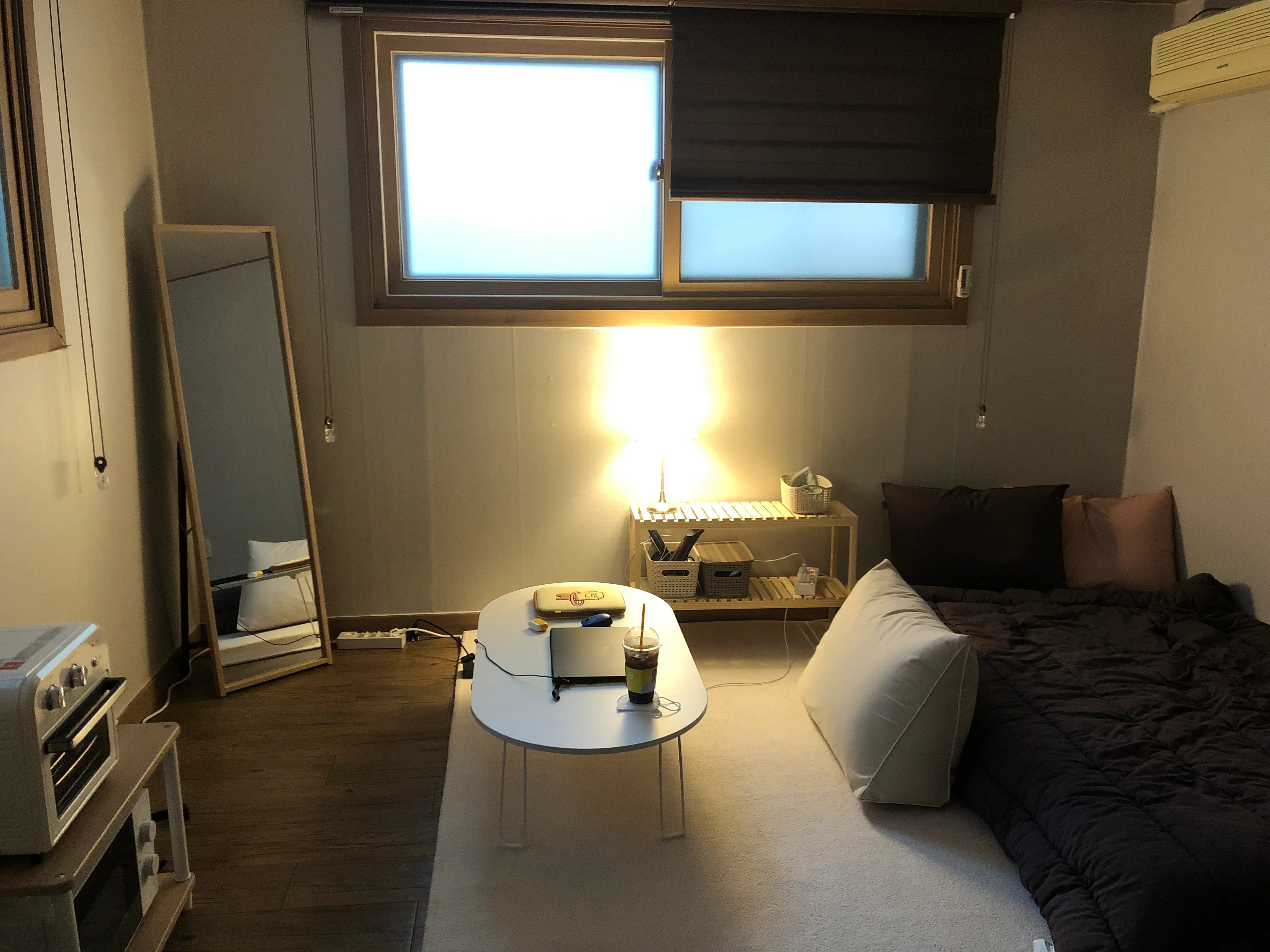 Foldable Oval Low Coffee Table user photo