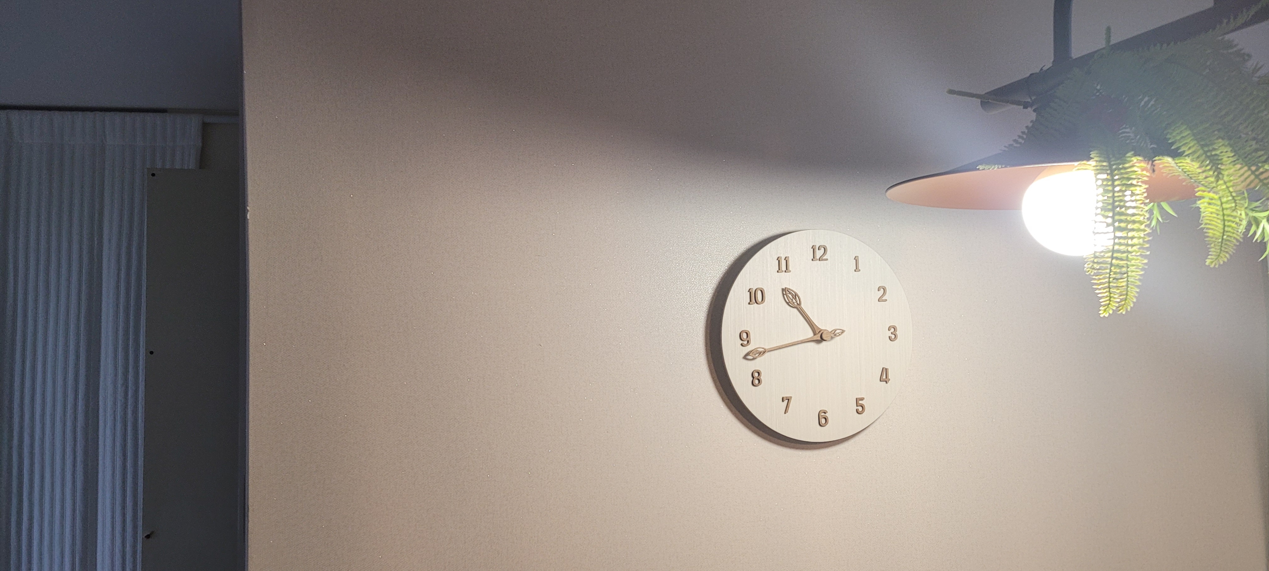 Wood Nature Leaf Wall Clock user photo