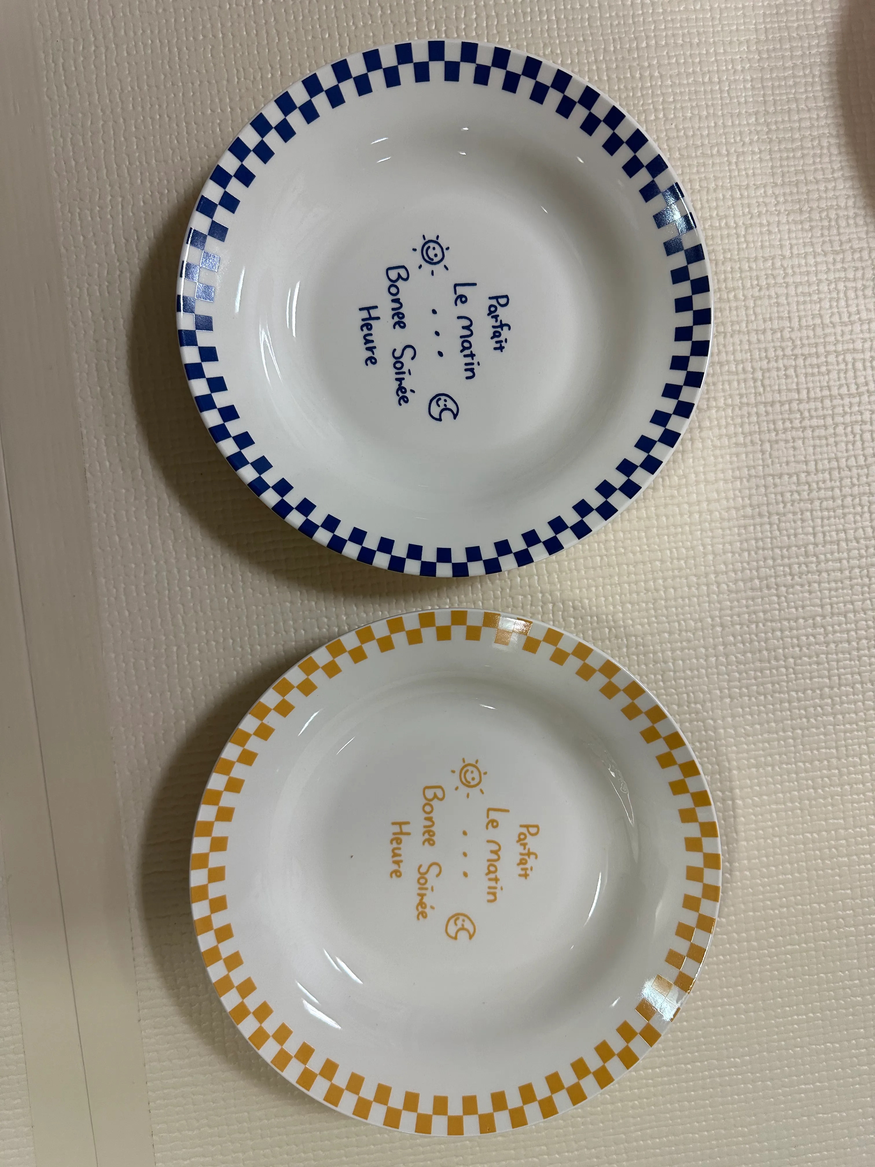 Retro Check Café Plate Set - 2pc user photo