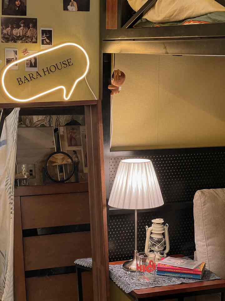 二段ベッドの下のアジト🫧