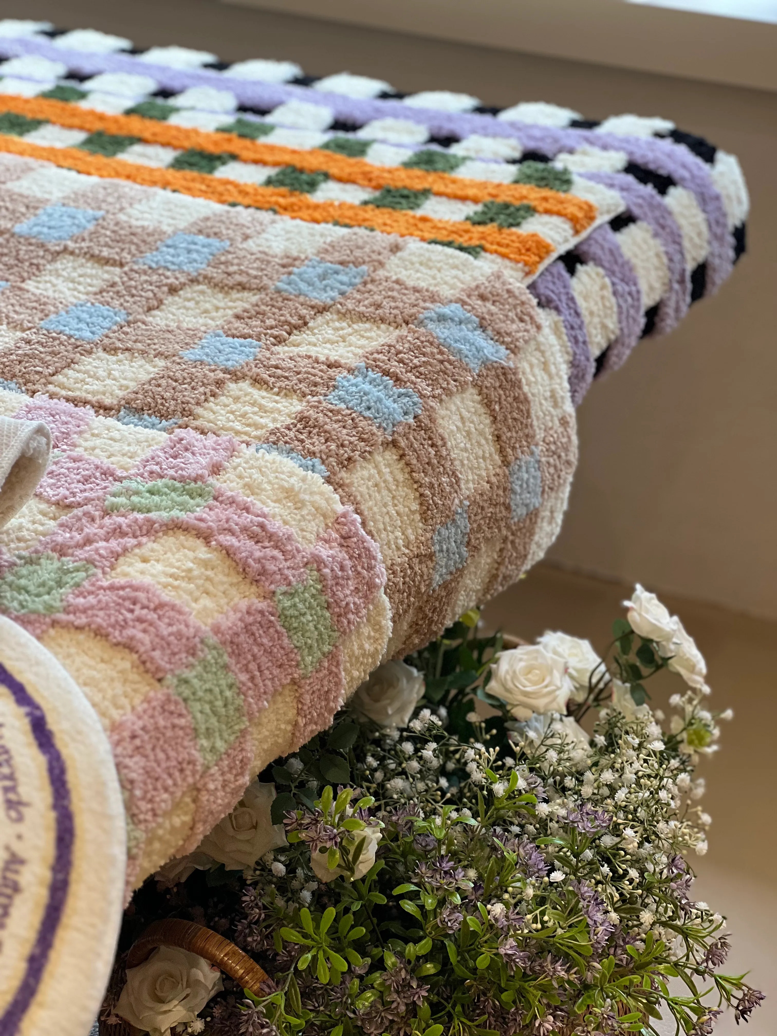 Candy Check Tufted Rug user photo