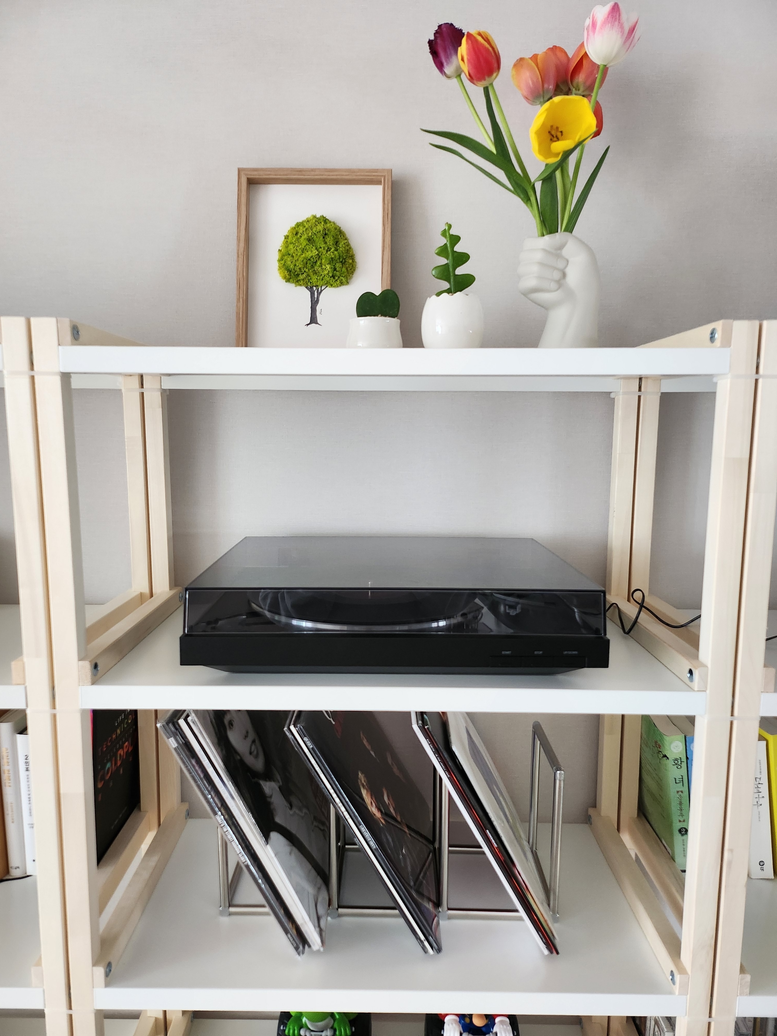 IKEA EKENABBEN エーケナッベン オープンシェルフ EKENABBEN open shelf unit, aspen/white, 271/2x133/8x605/8