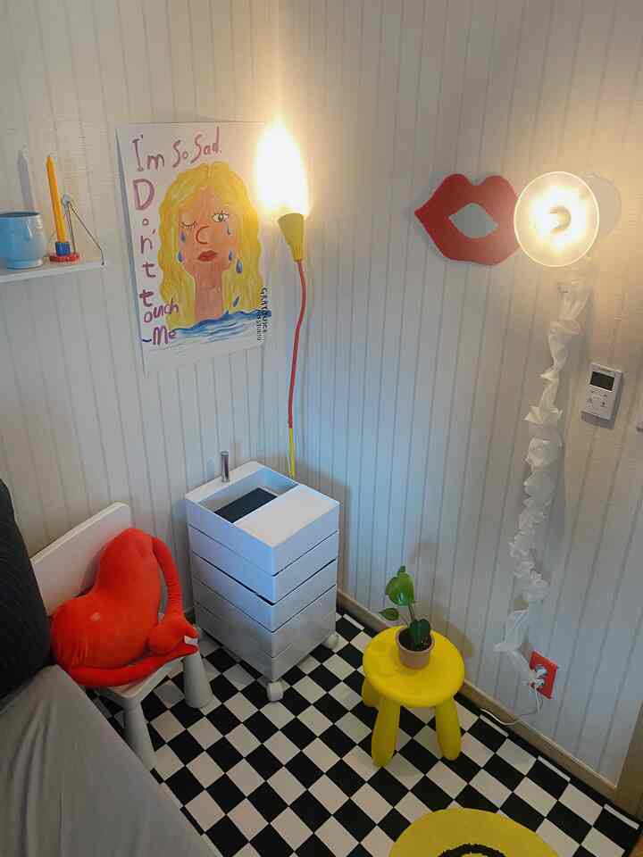 ぴったりの色感
もの 
私の部屋にぴったりフィットして落ちたとき
一番いいね 
＃お部屋を飾る＃建物を飾る＃セルフホームスタイリング
＃IKEA＃フライングタイガー＃カラフルな小道具  
#エジプト