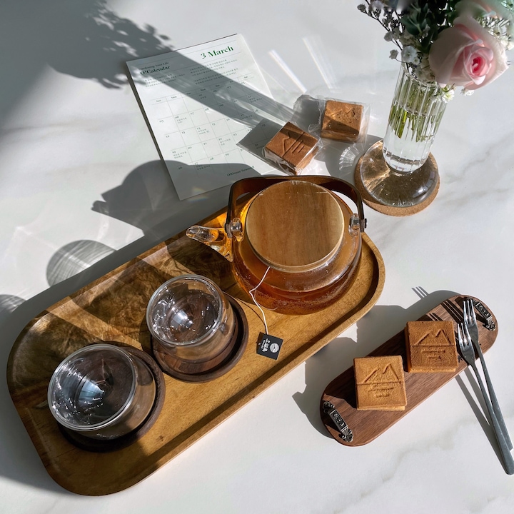 Durable Glass Teapot & Cup Set with Wooden Tray (4-Person Set) user photo