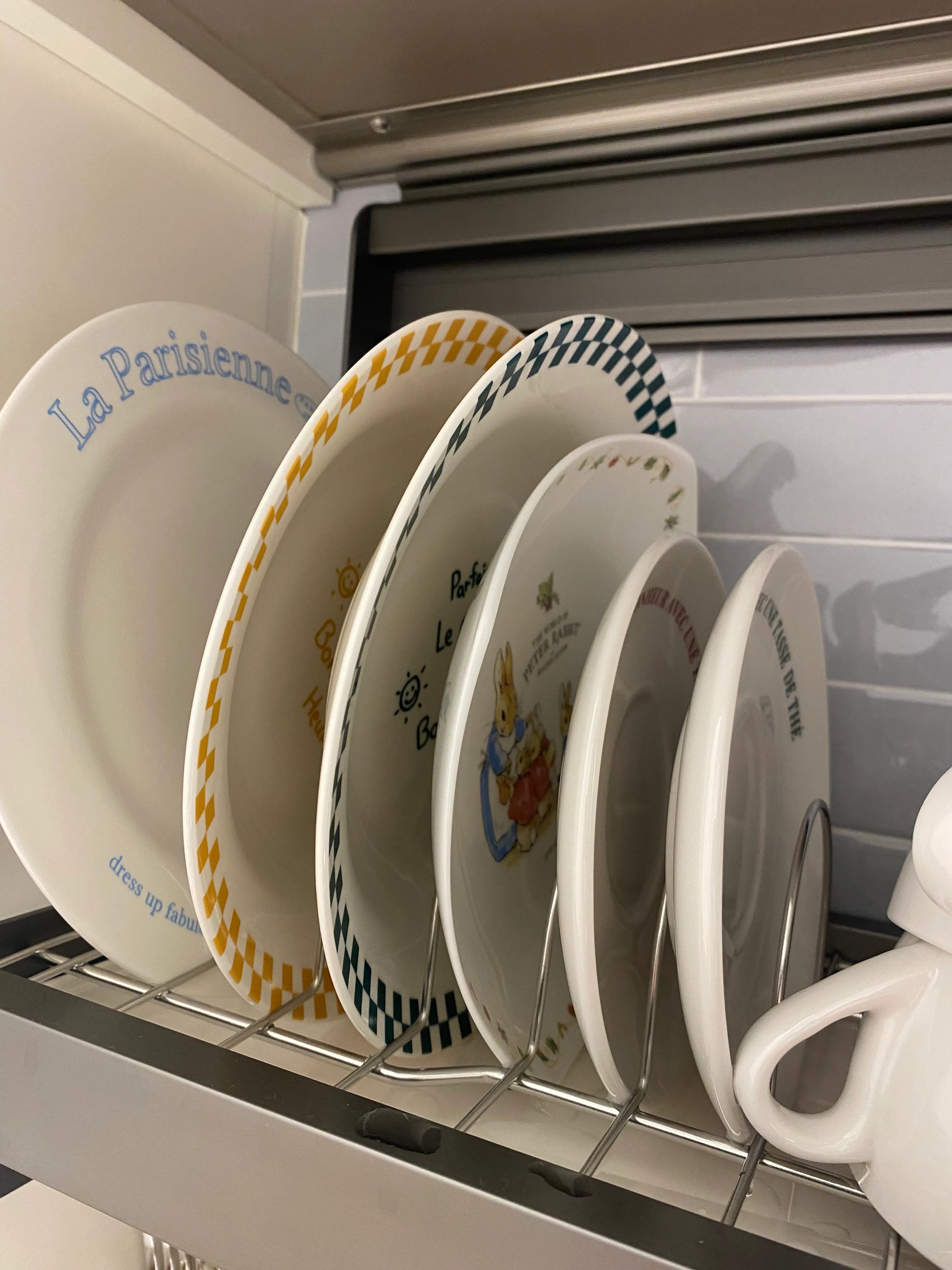 Retro Check Café Plate Set - 2pc user photo