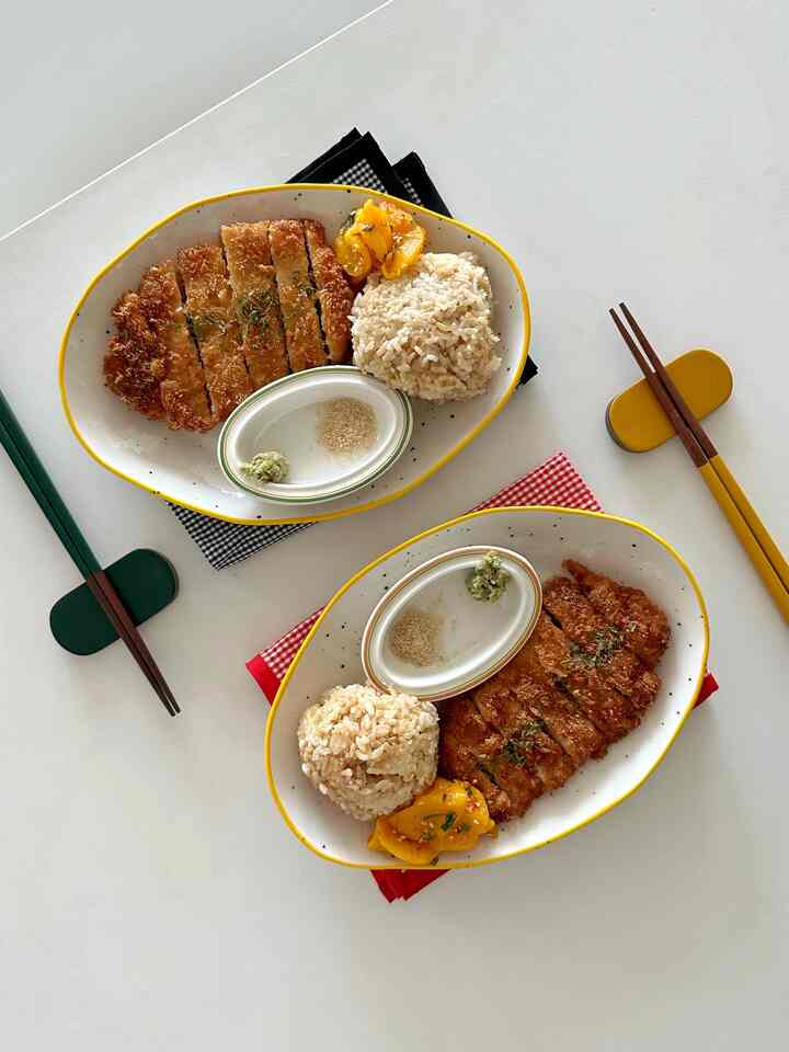 レッドチェック テーブルクロスを使ったコーディネート 1