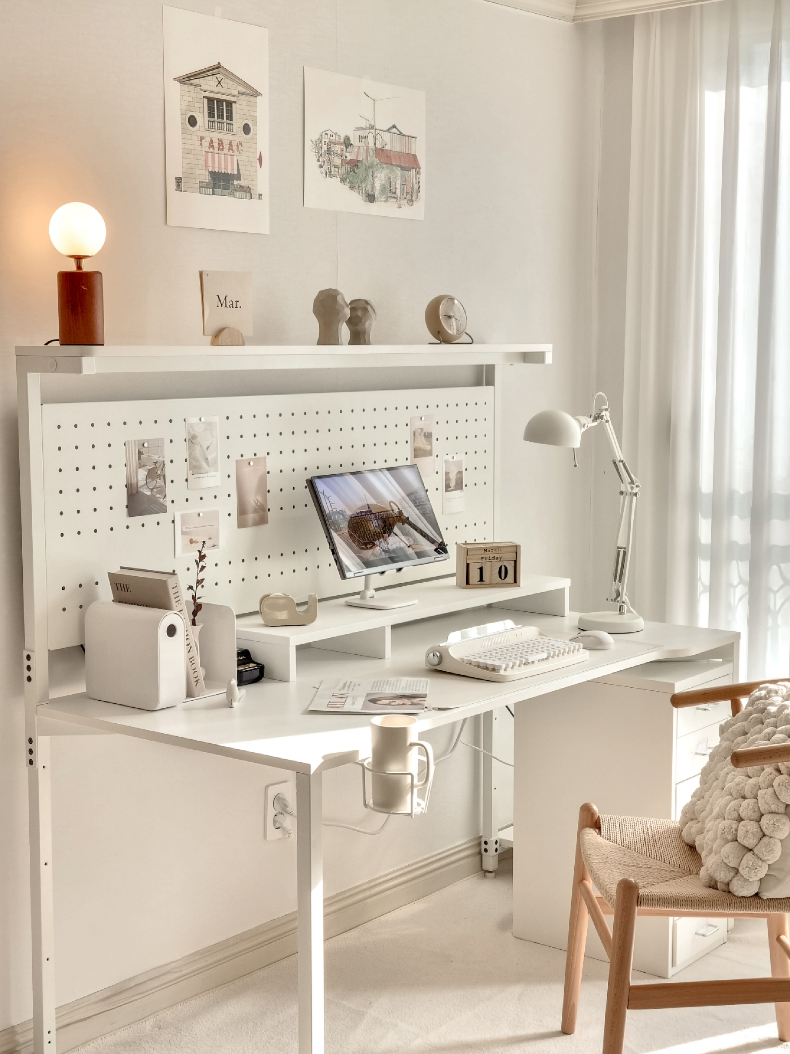 ZERO STATION TOWER コンピュータ―デスク［5色・3サイズ］を使った