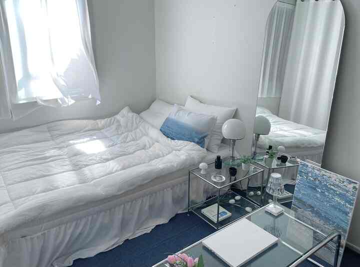 PHOTO 枕カバー 50x70cm［17種］を使ったコーディネート 3