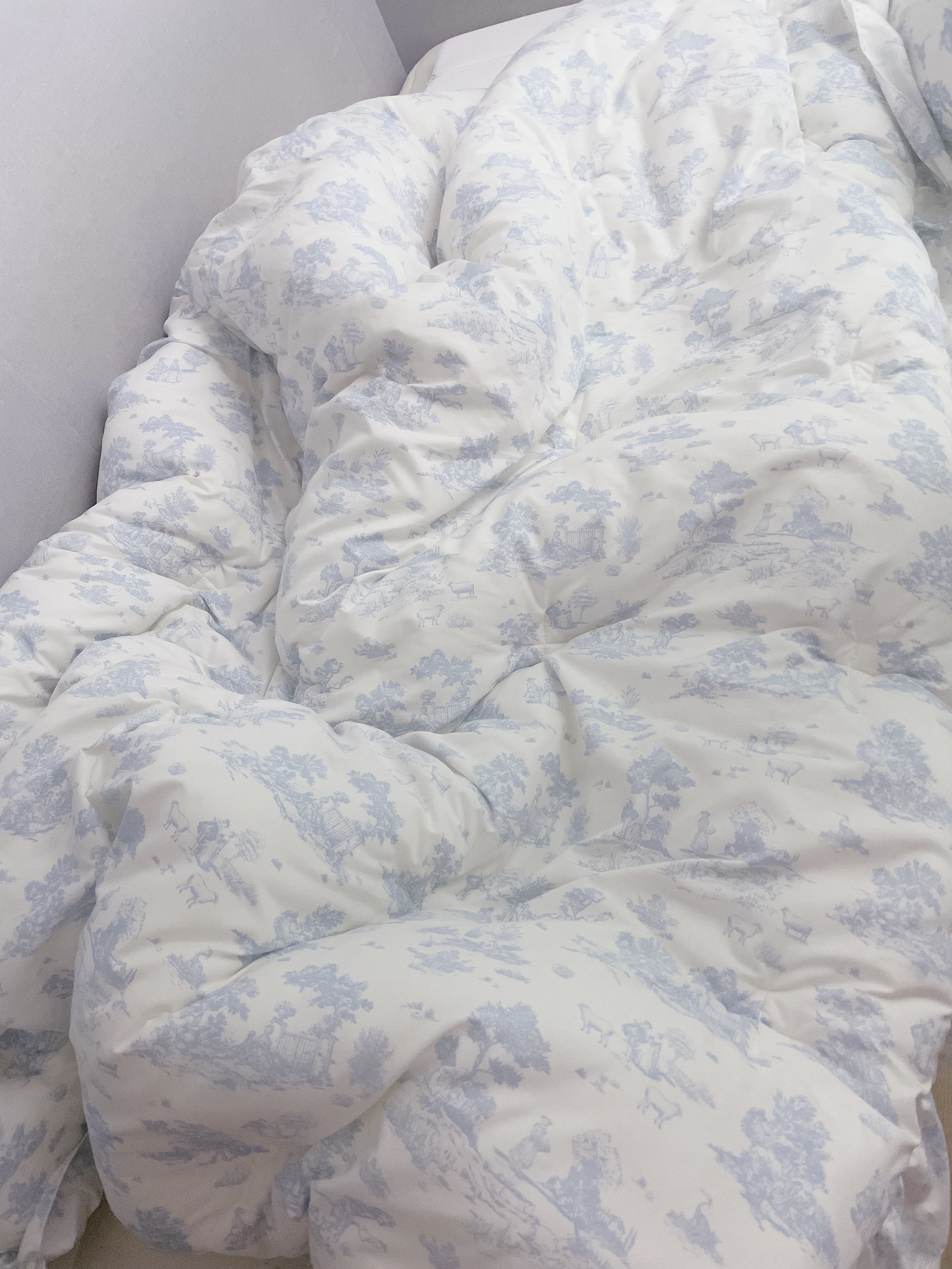 Hotel Style Dust Free Frill Comforter user photo