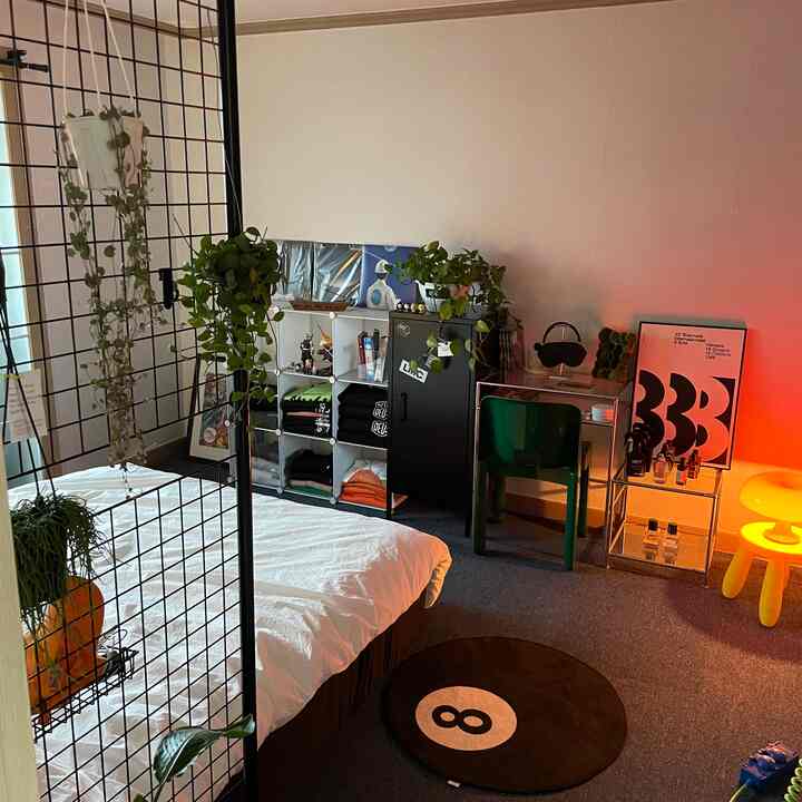 KUBE ロングボックス キャビネット［4色］を使ったコーディネート 1