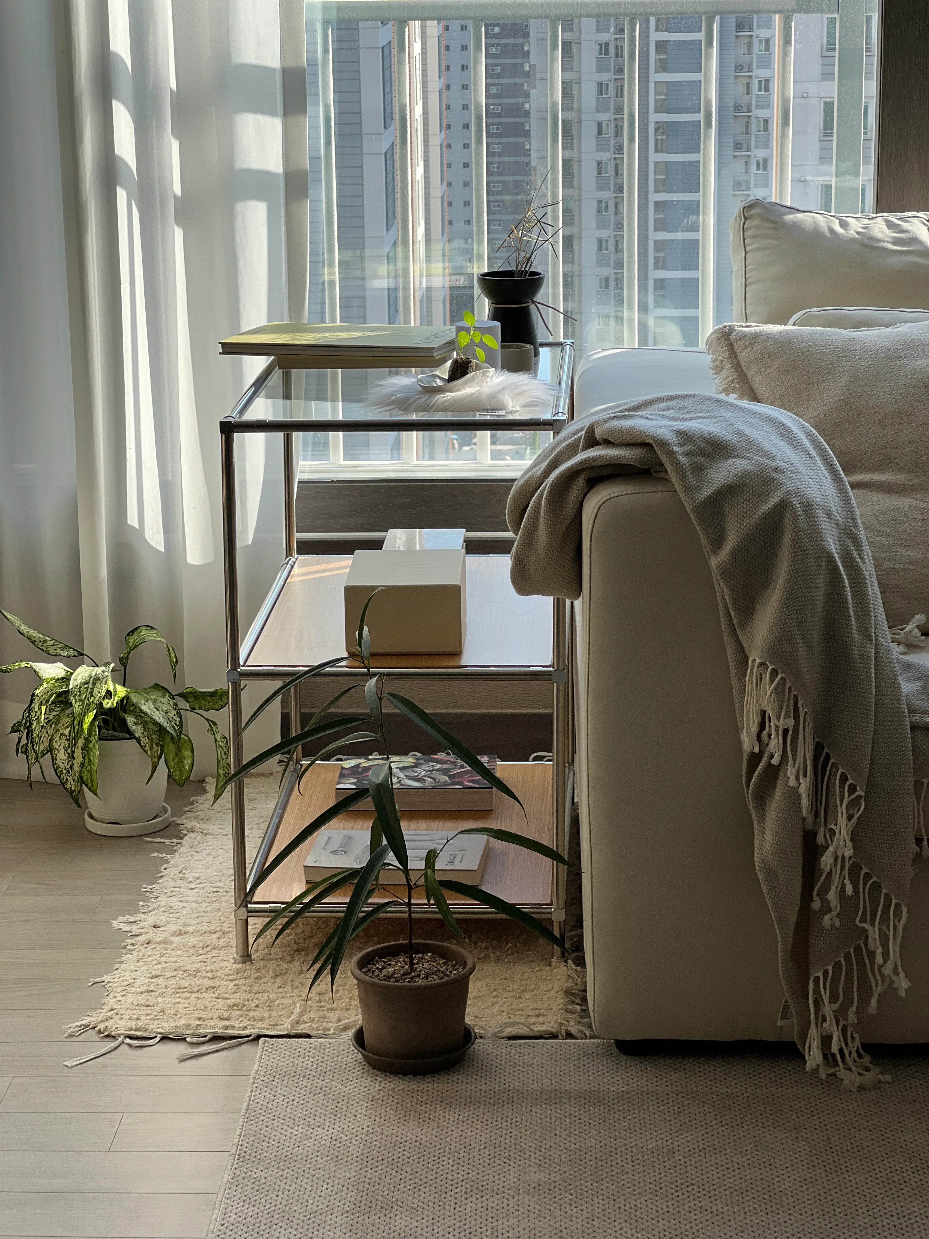 Villa Standard Stockholm 03 モジュールラック ベージュ 加工木材 幅