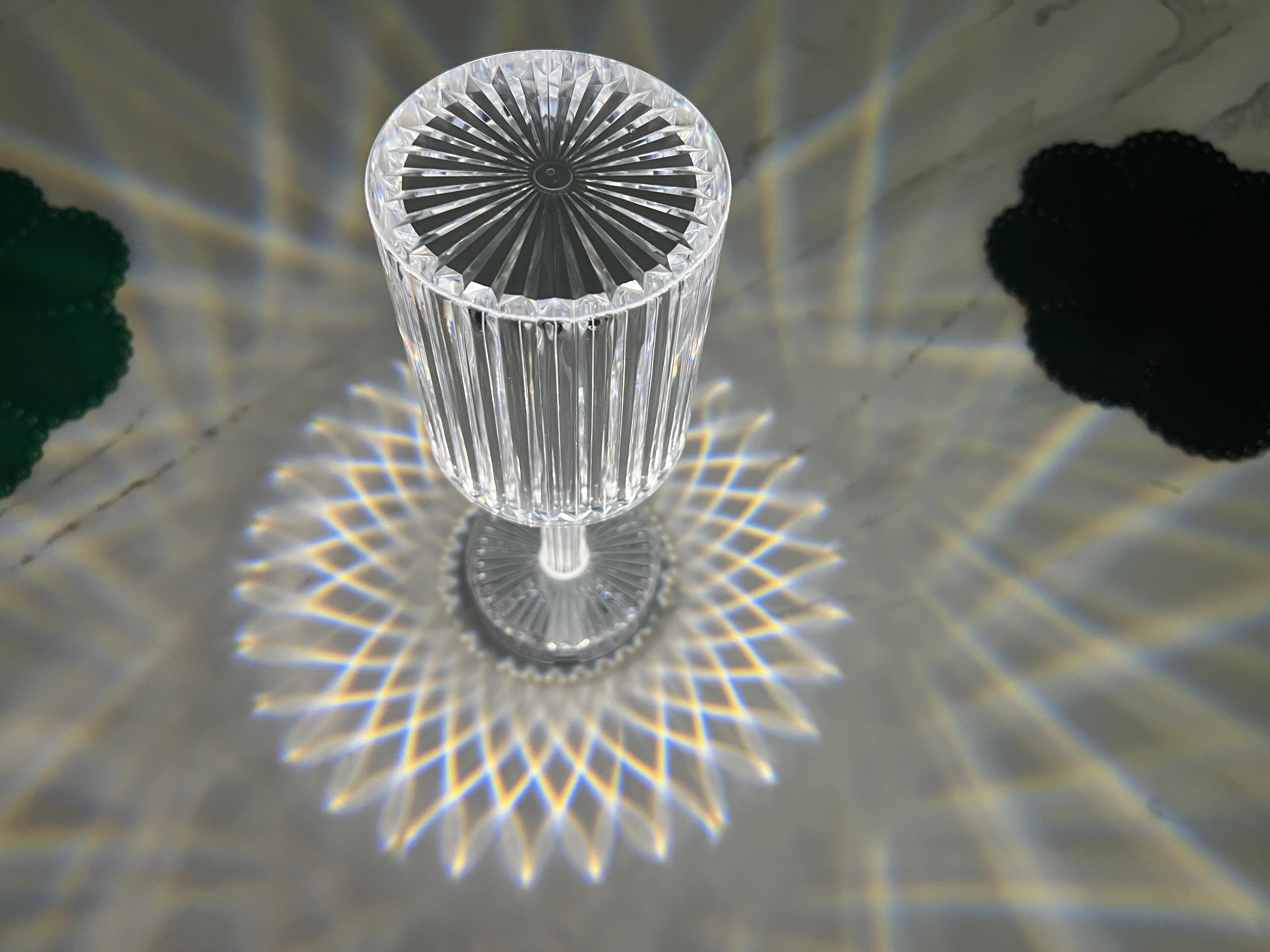 Rechargeable Wireless LED Crystal Glow Mood Light user photo