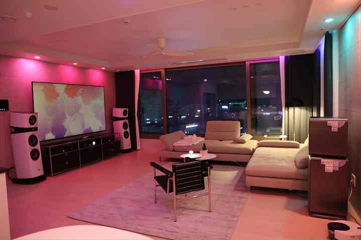 フィリップスヒュー照明を使った風変わりな雰囲気