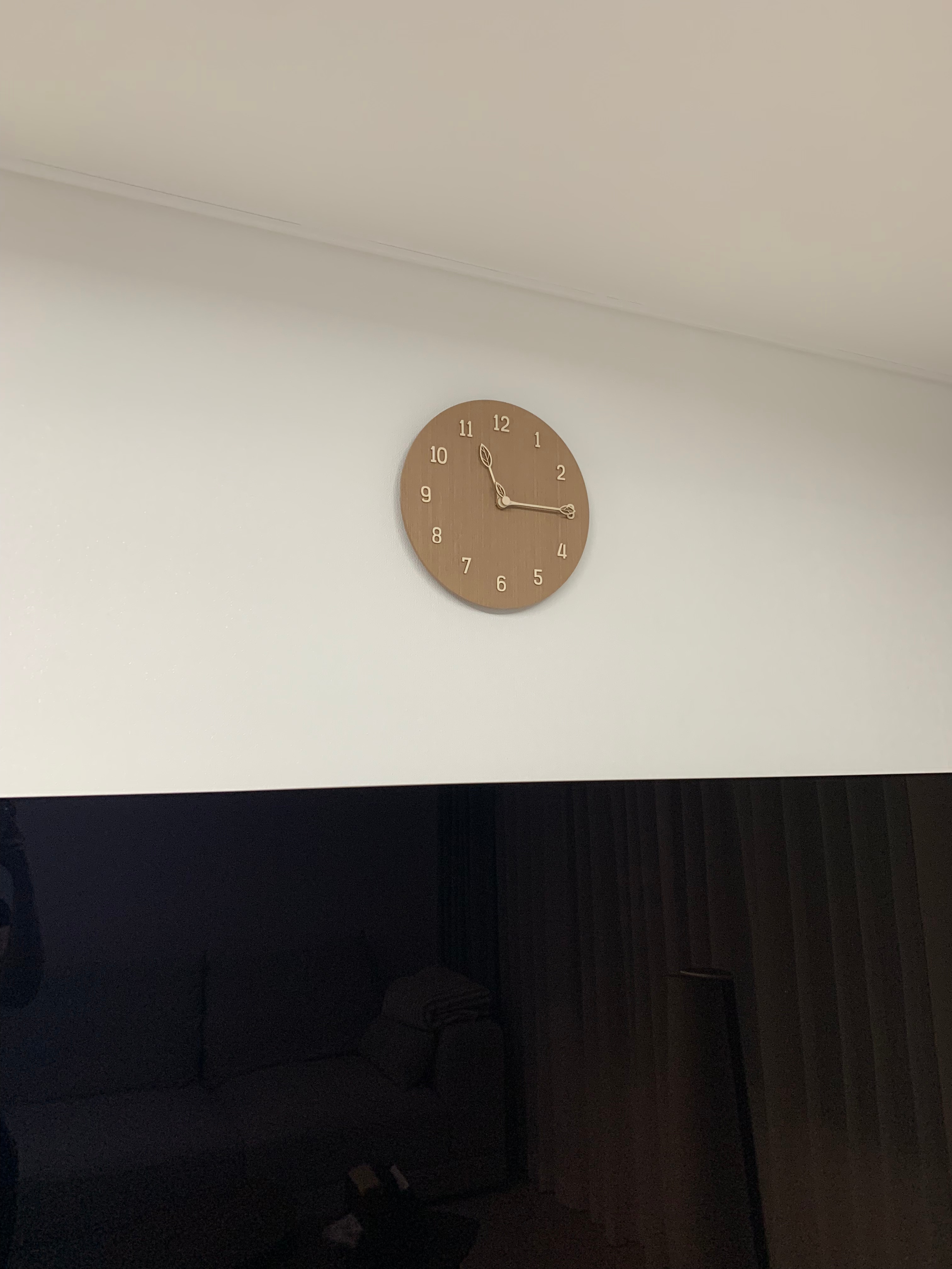 Wood Nature Leaf Wall Clock user photo