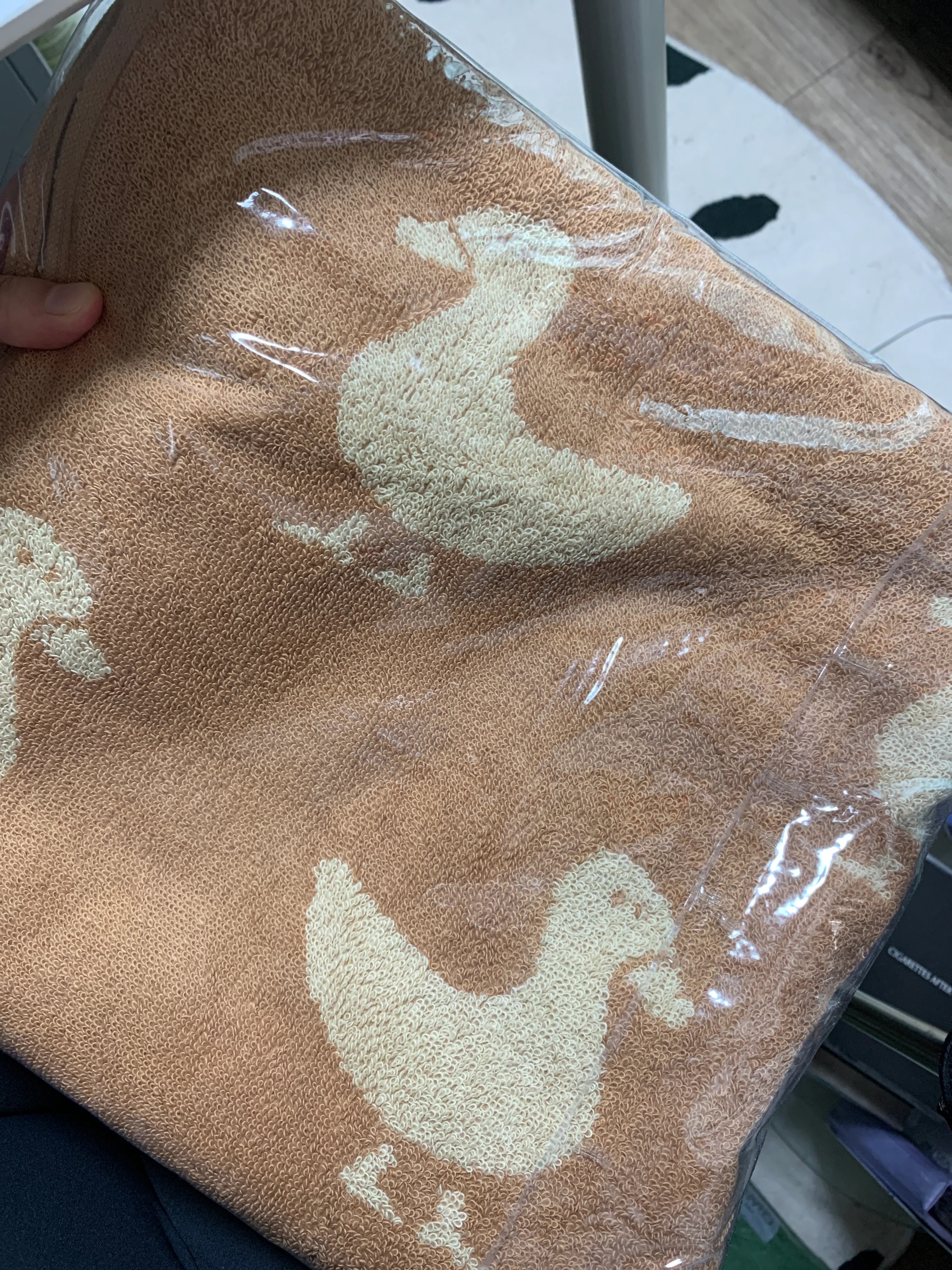 Swimming Dog Bath Towel user photo