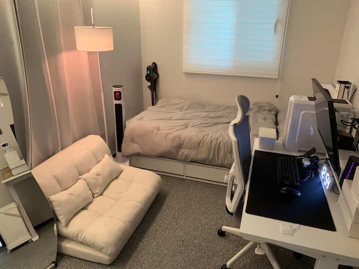 ファブリック ソファベッド［3色・3サイズ］を使ったコーディネート 3