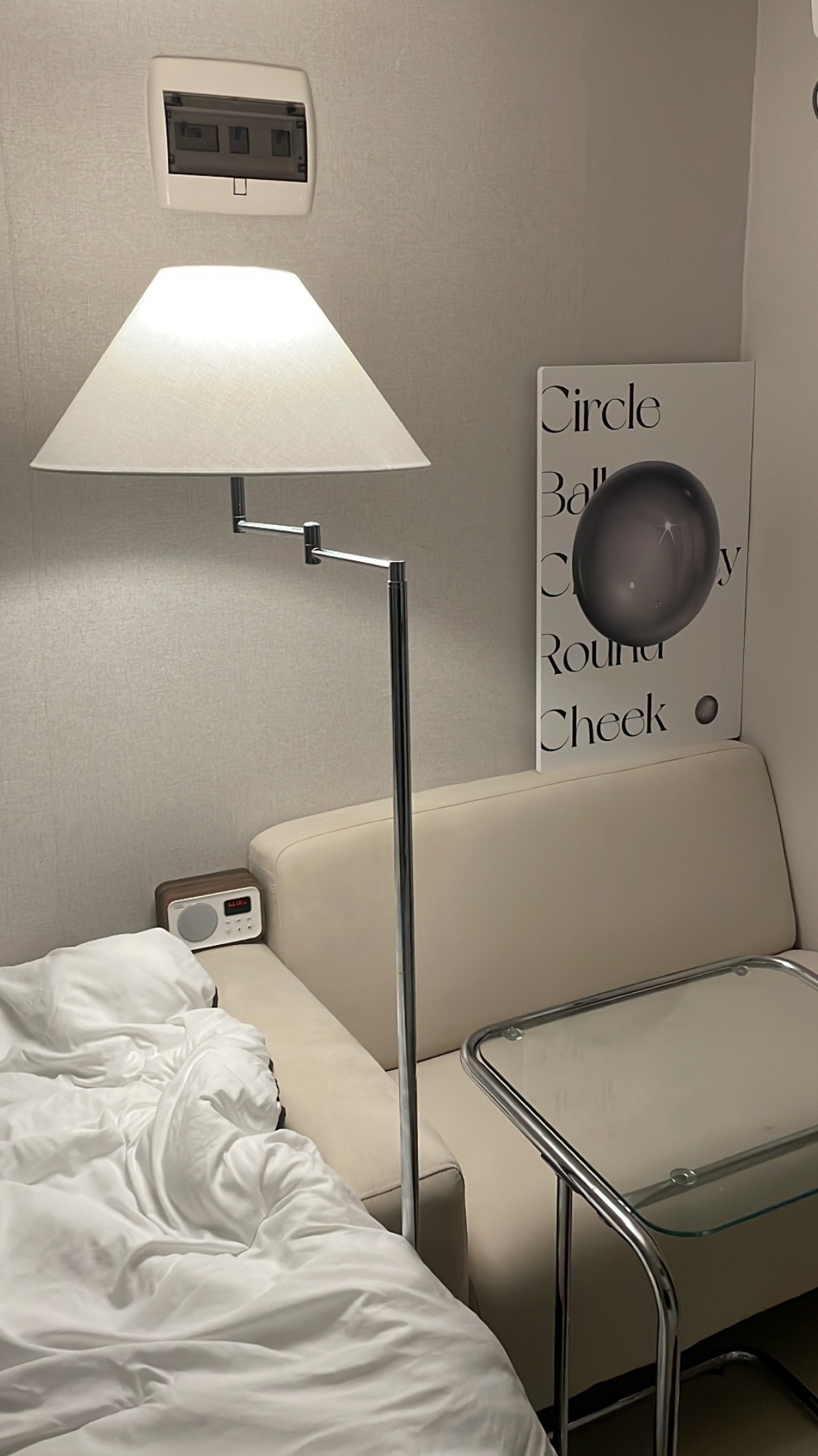 Glass C-Frame Side Table user photo