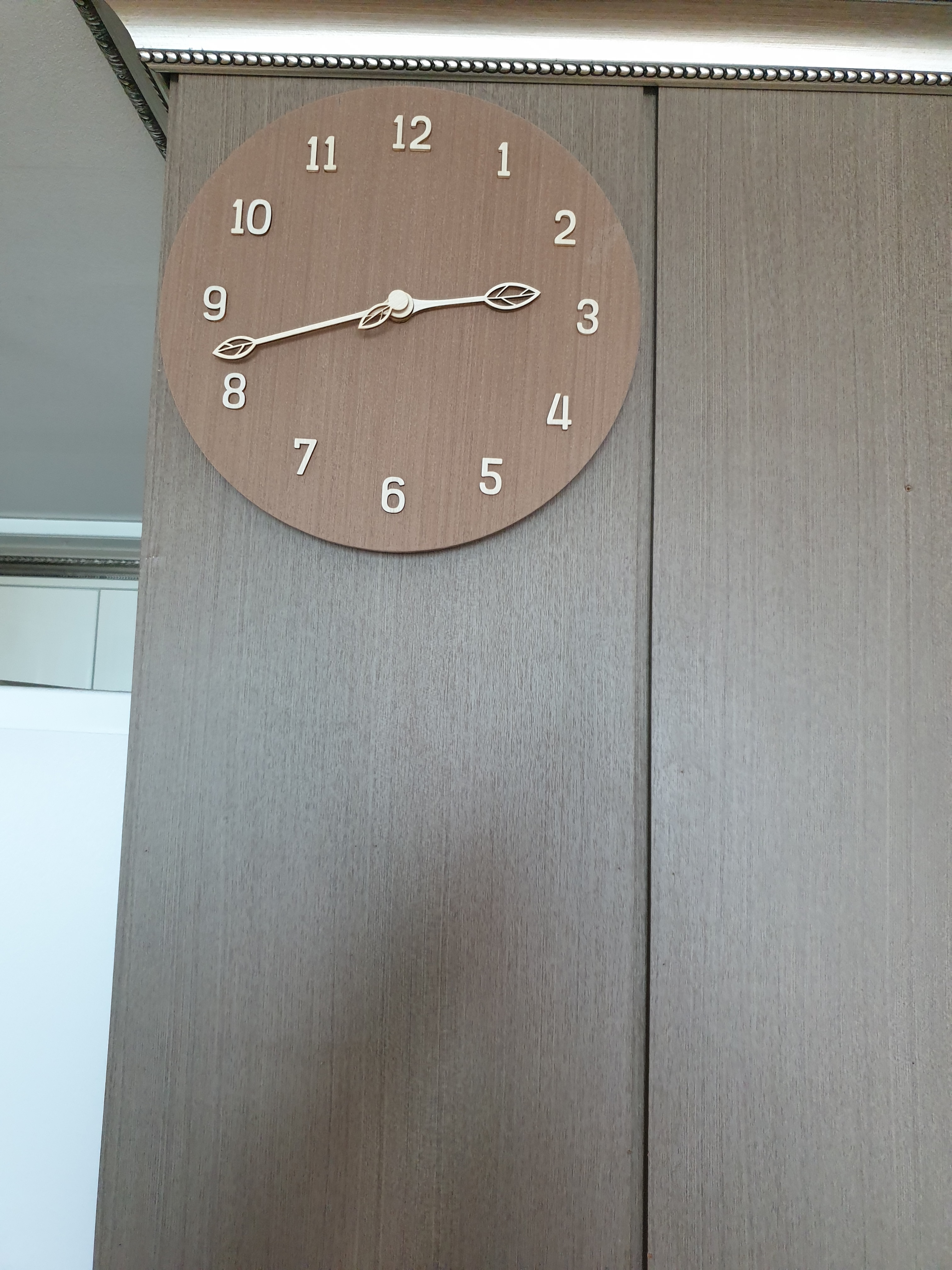 Wood Nature Leaf Wall Clock user photo