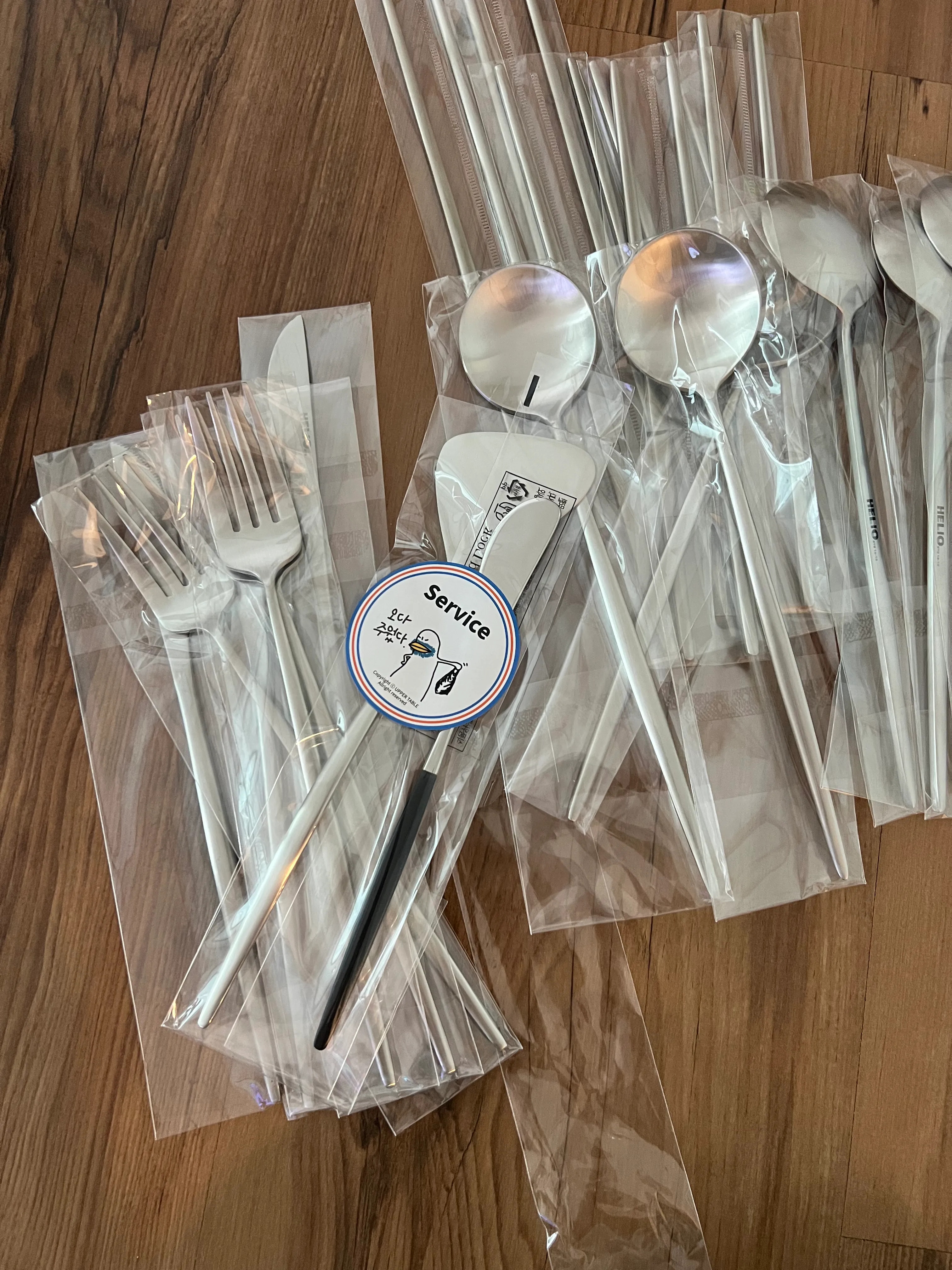 Helio Stainless Steel Spoon & Chopsticks Set user photo