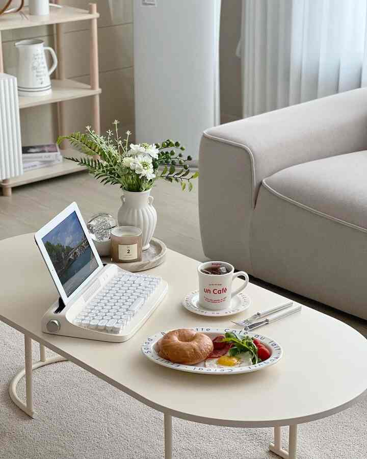 Ponde ローテーブル 120cm［2色］を使ったコーディネート 2