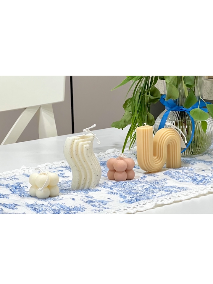 Mini Cube Object Candle Gift Set of 2 user photo