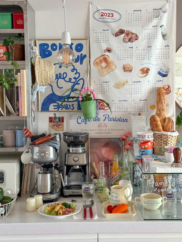 PETIT-DEJEUNER プレートを使ったコーディネート 2