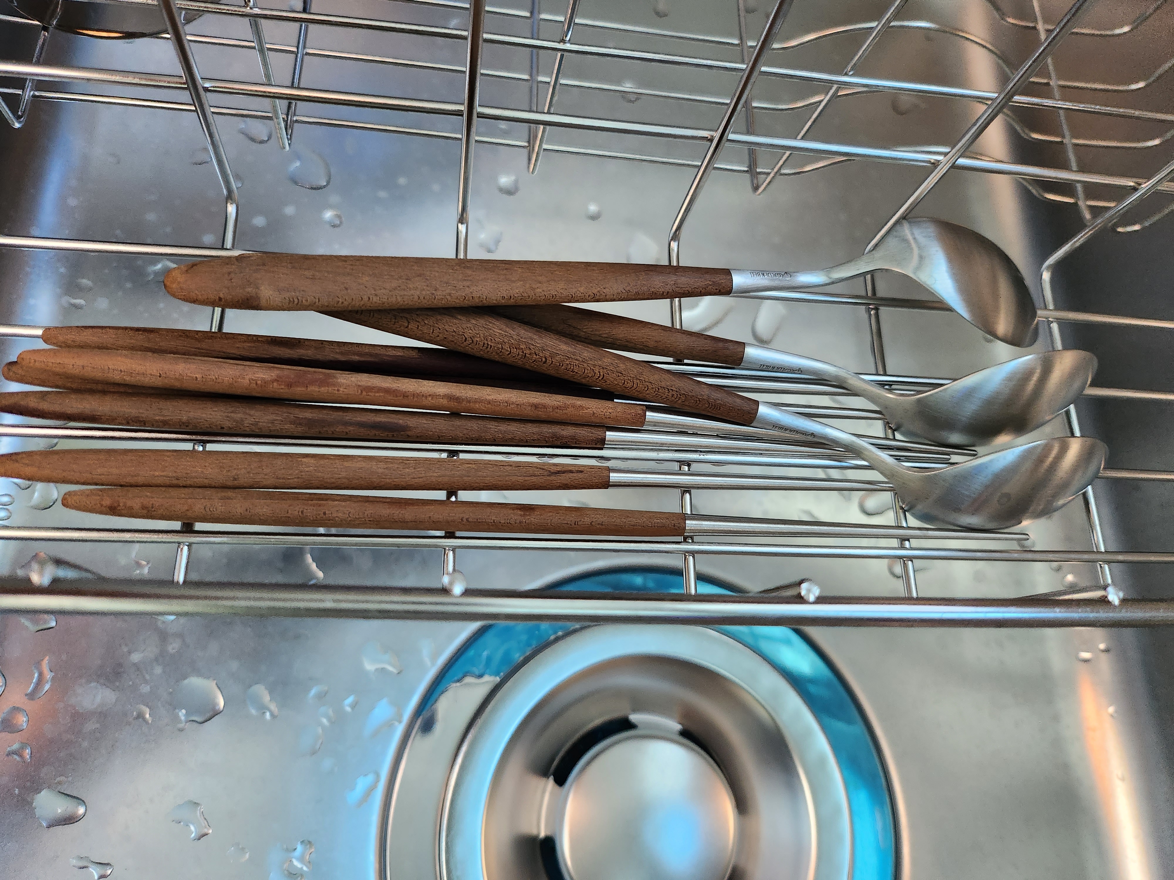 Maple Wood Handle Stainless Steel Cutlery Set (10-Piece) user photo