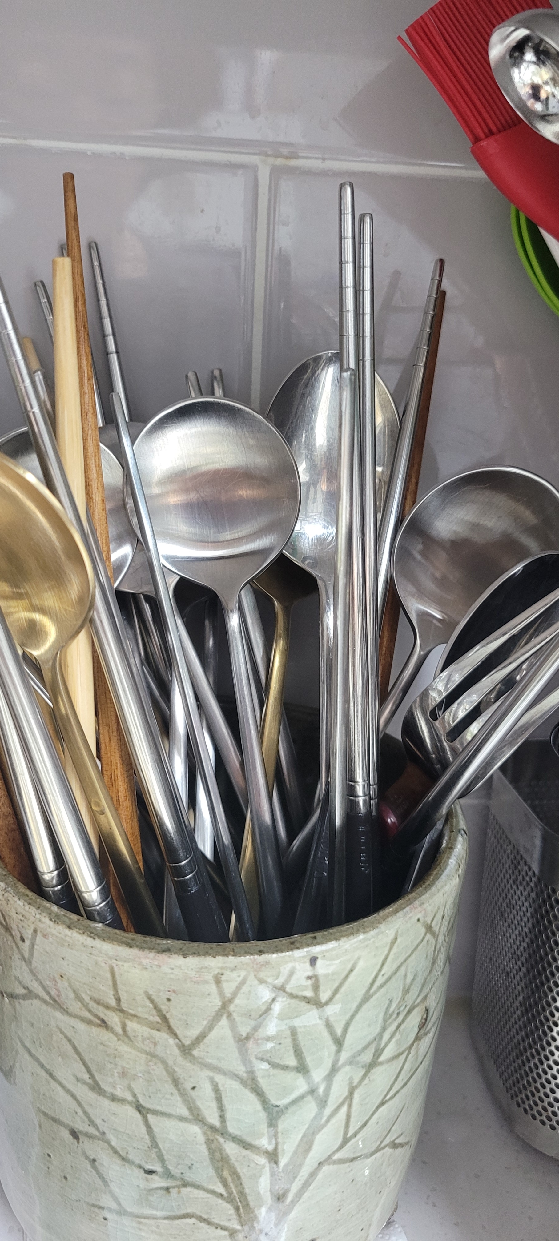 Helio Stainless Steel Spoon & Chopsticks Set user photo