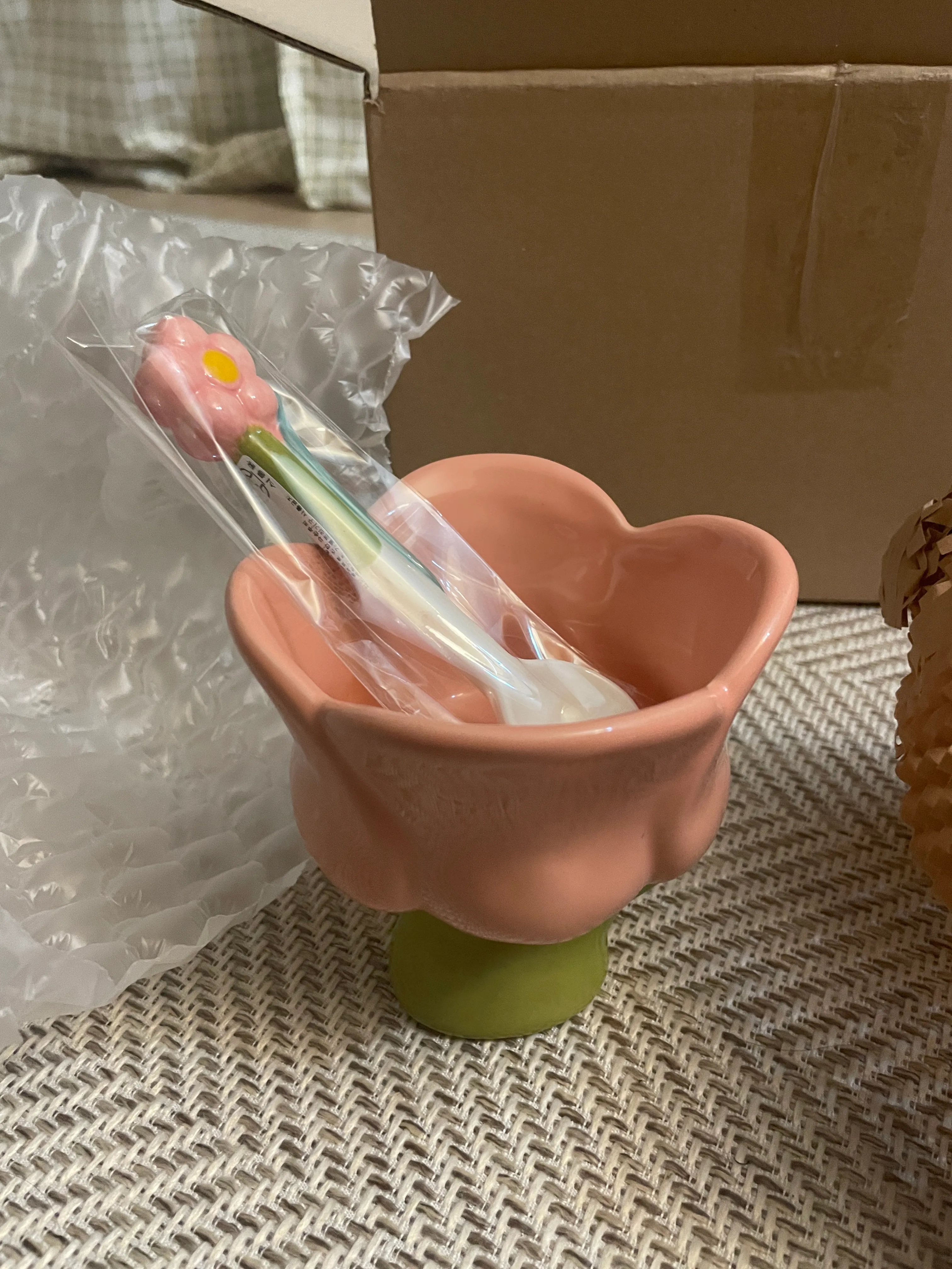Tulip Dessert Bowl & Flower Spoon Set user photo