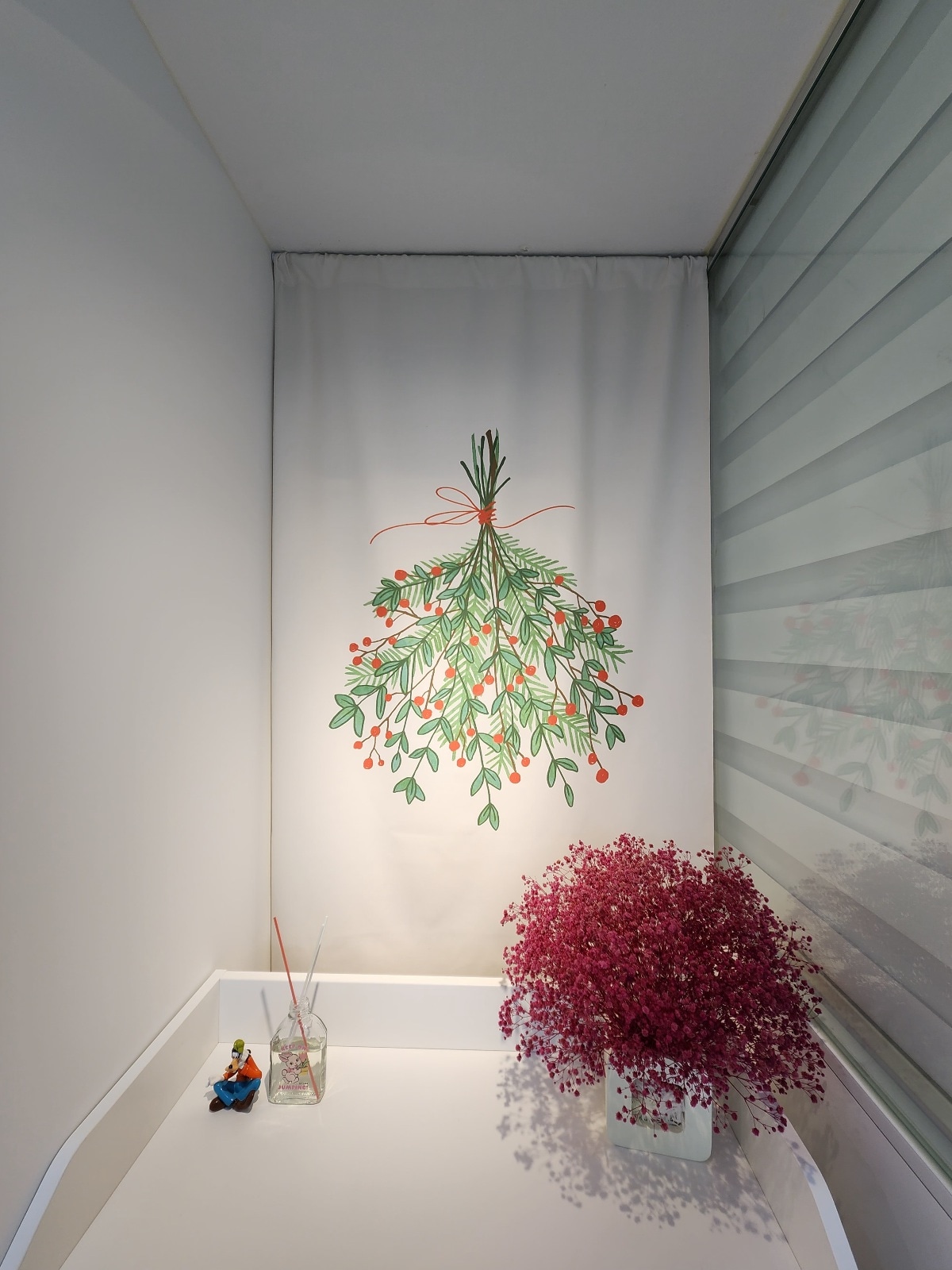 Christmas Bouquet Door Curtain user photo