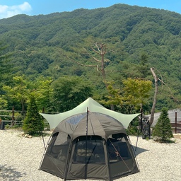 눈이 편안해지는 여름캠핑⛰️💚
이번 캠핑은 산을 마주보고 있는
푸릇푸릇한 강원도로 떠나봤어요!
겨울과는 달리 전체적으로 초록초록한 이 감성이 너무 싱그럽고 좋은것 같아요💚✨