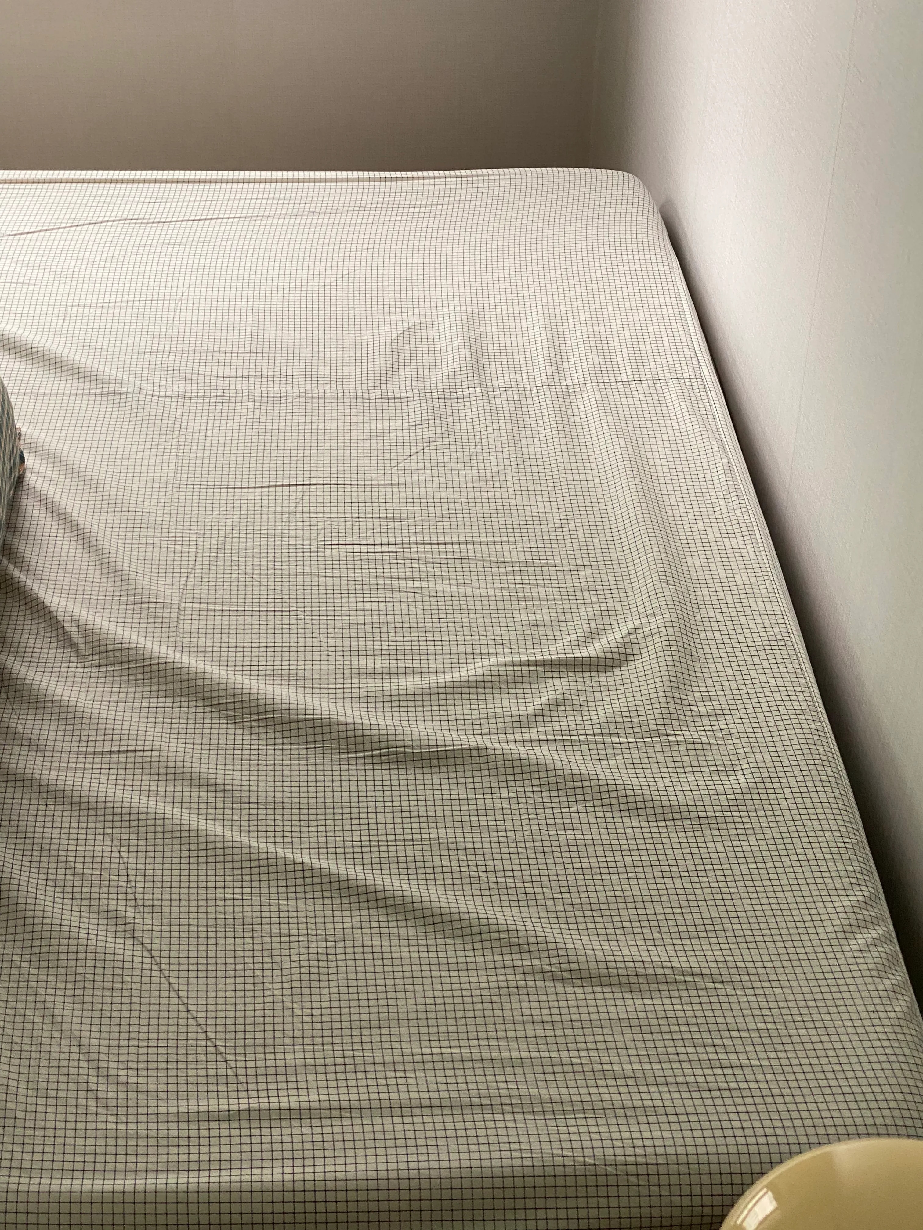 Almond Check Pattern Pure Cotton Duvet Cover & Fitted Sheet user photo