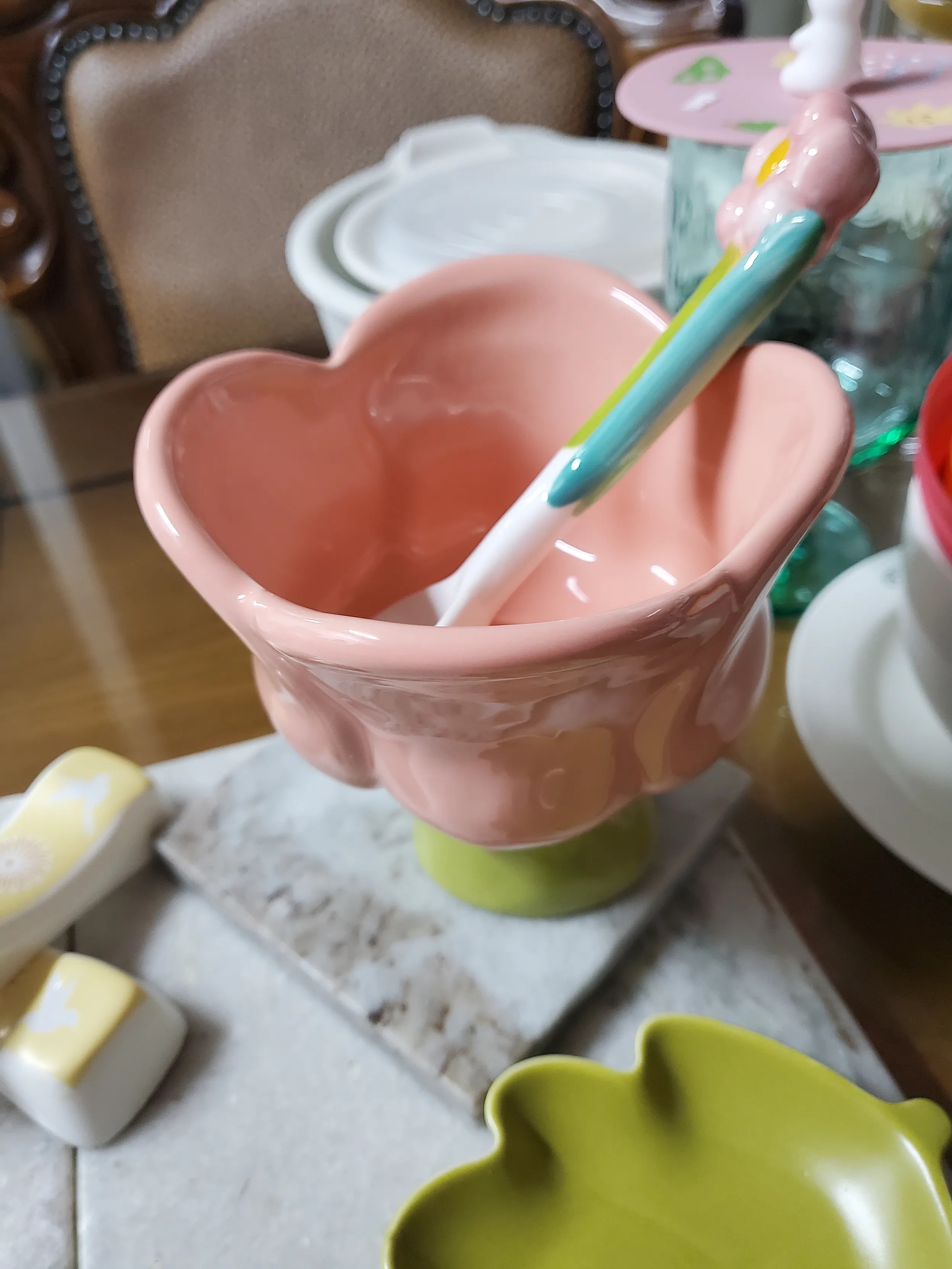 Tulip Dessert Bowl & Flower Spoon Set user photo