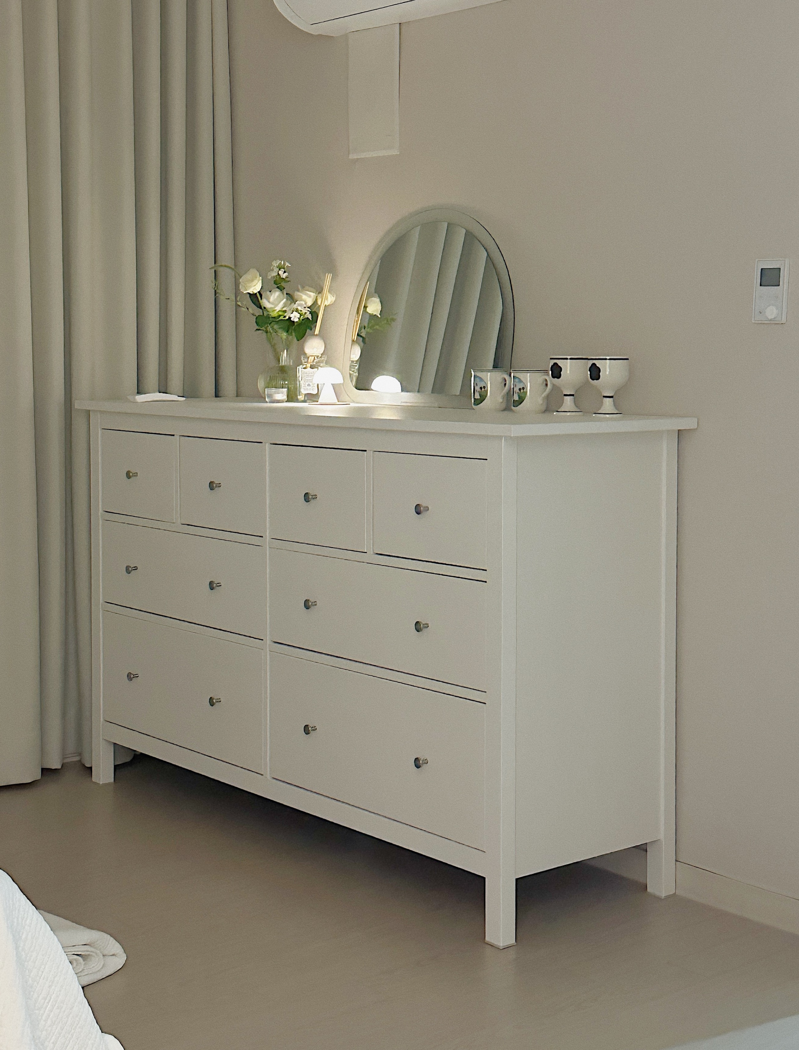 IKEA HEMNES ヘムネス チェスト（引き出し×8） | 棚・チェスト