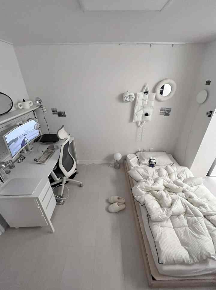 #협찬の間で寝具を変更しました！
ストライプパターンが魅力的なミックスマッチオーナリーストライプ狩猟布団。  #bedding #이불 #이불커버 #침구추천