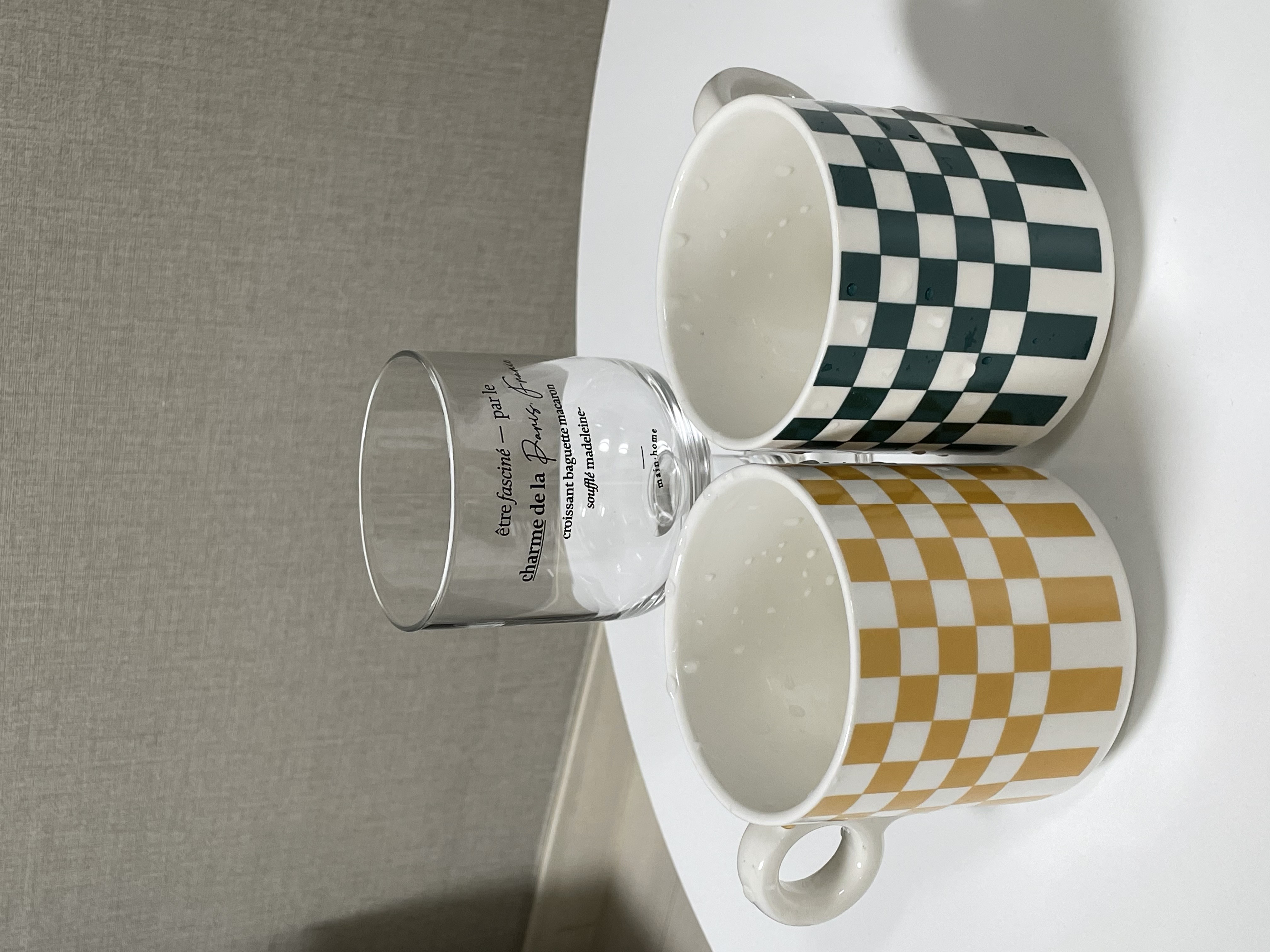 Retro Check Ceramic Mug user photo