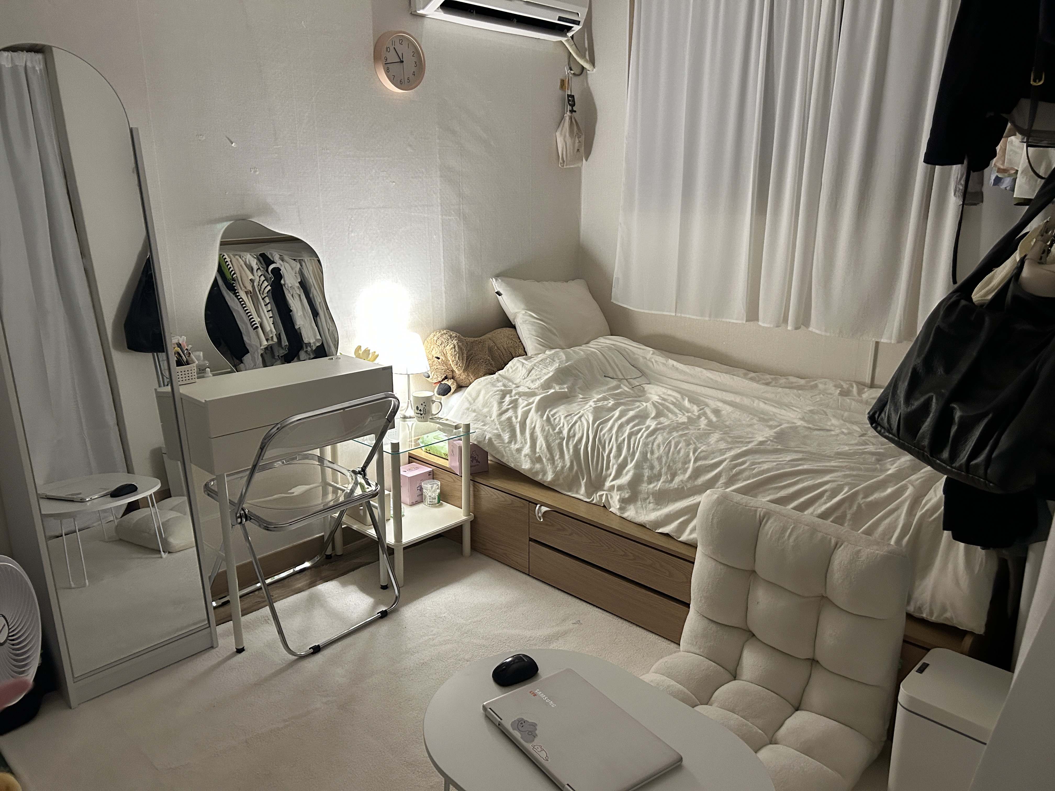 Foldable Oval Low Coffee Table user photo