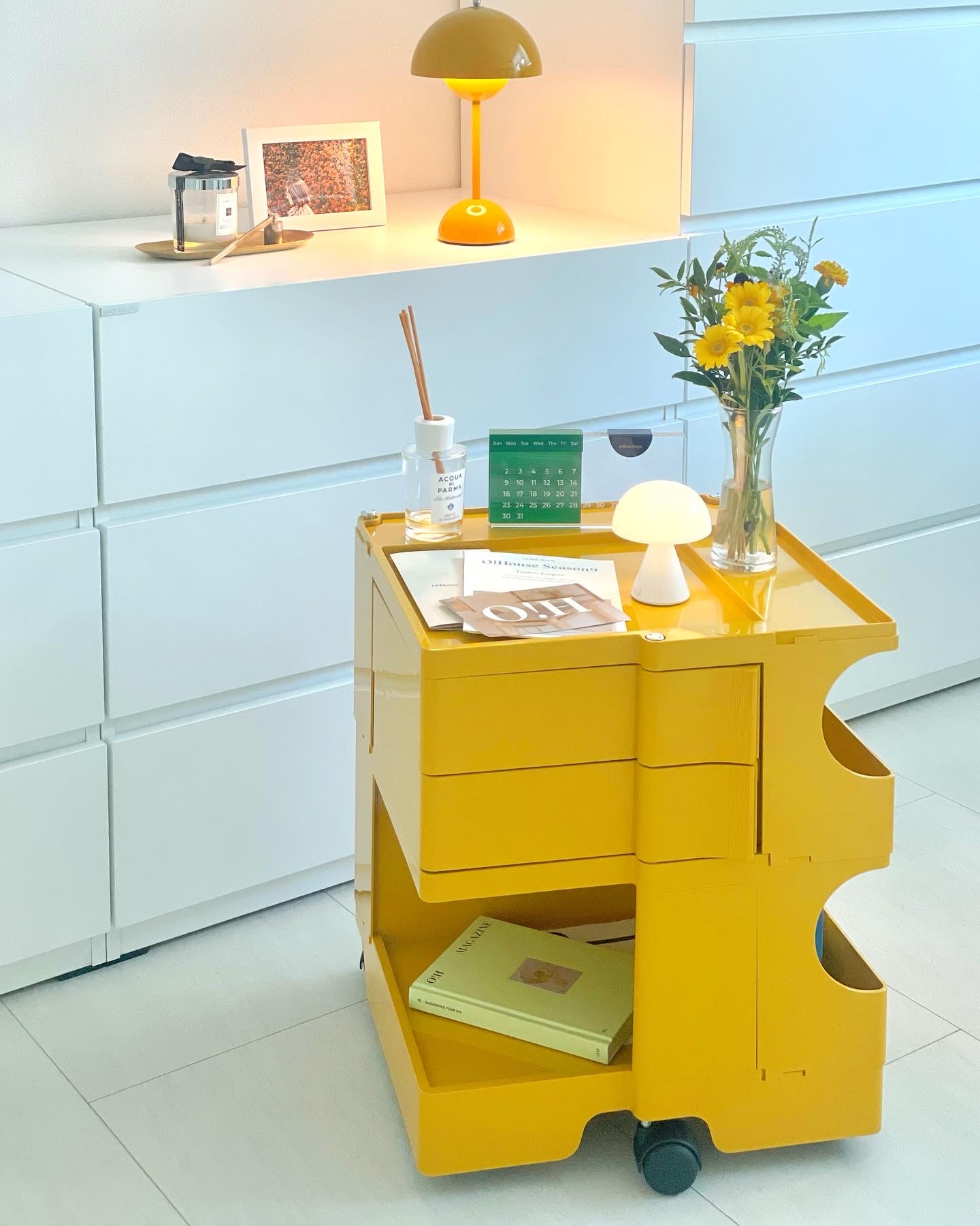 Retro Yellow Acrylic Desk Calendar user photo