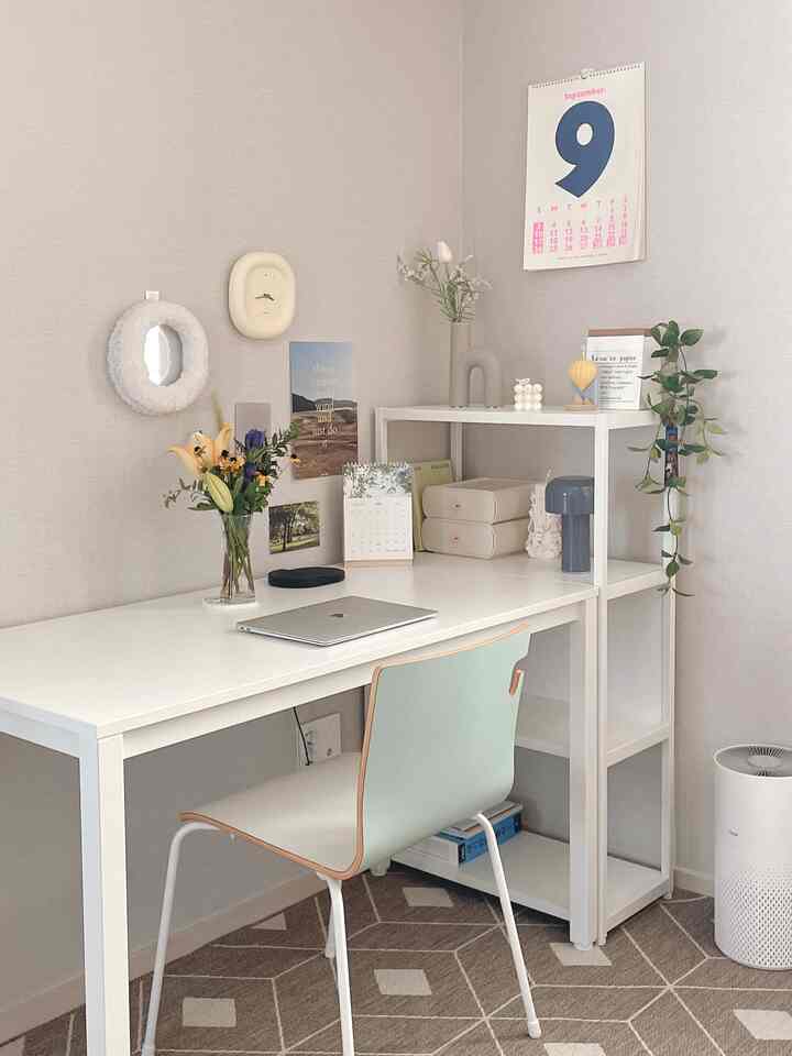 QUATTRO パソコン デスク［12色・19サイズ］を使ったコーディネート 3