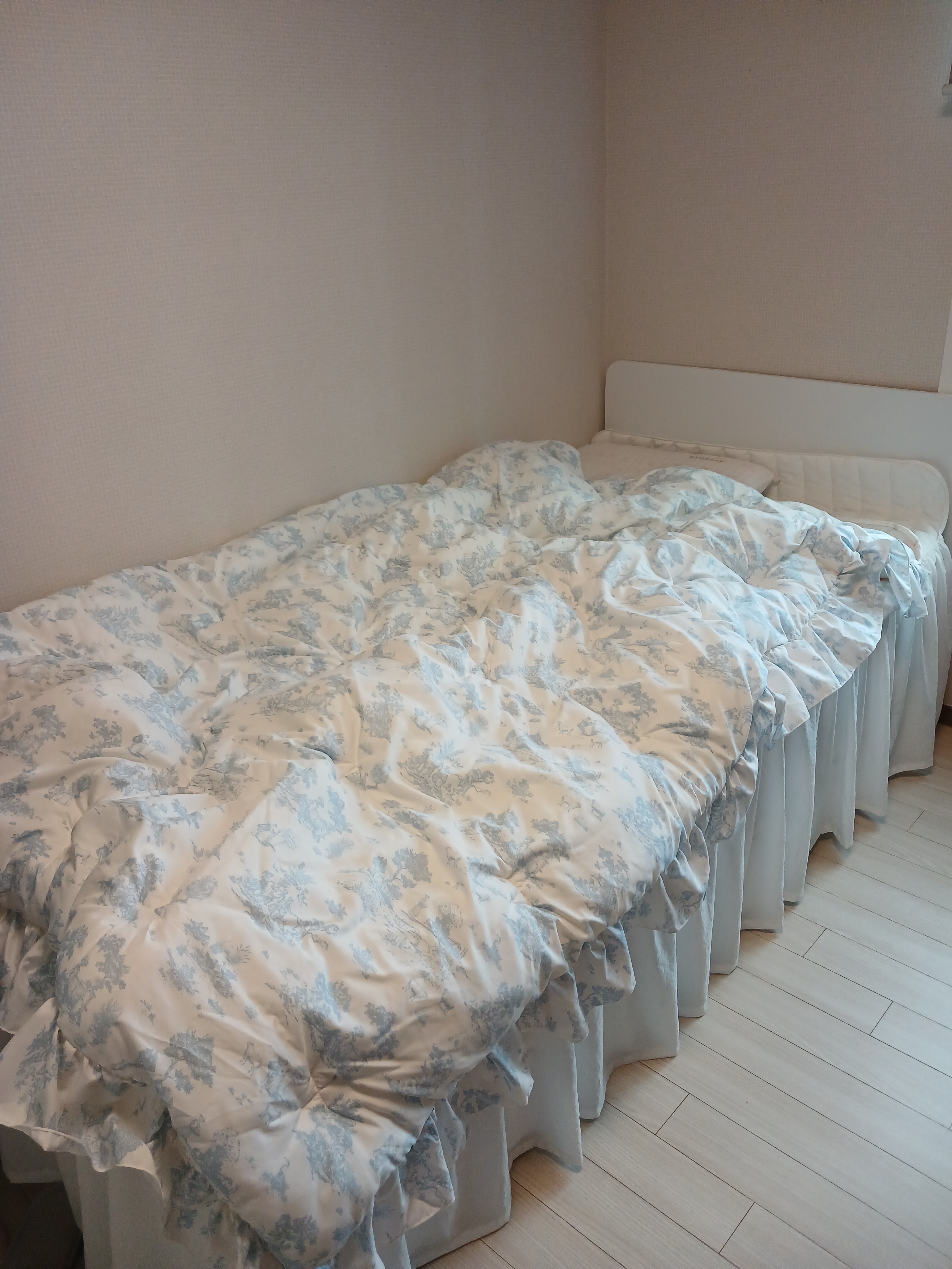 Hotel Style Dust Free Frill Comforter user photo