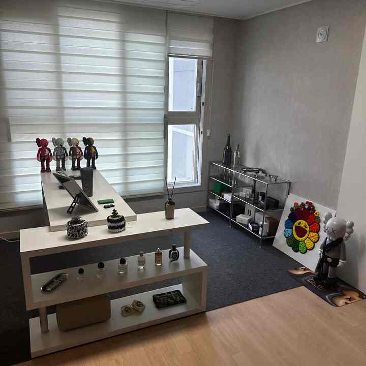 アクリル アクセサリートレイを使ったコーディネート 3