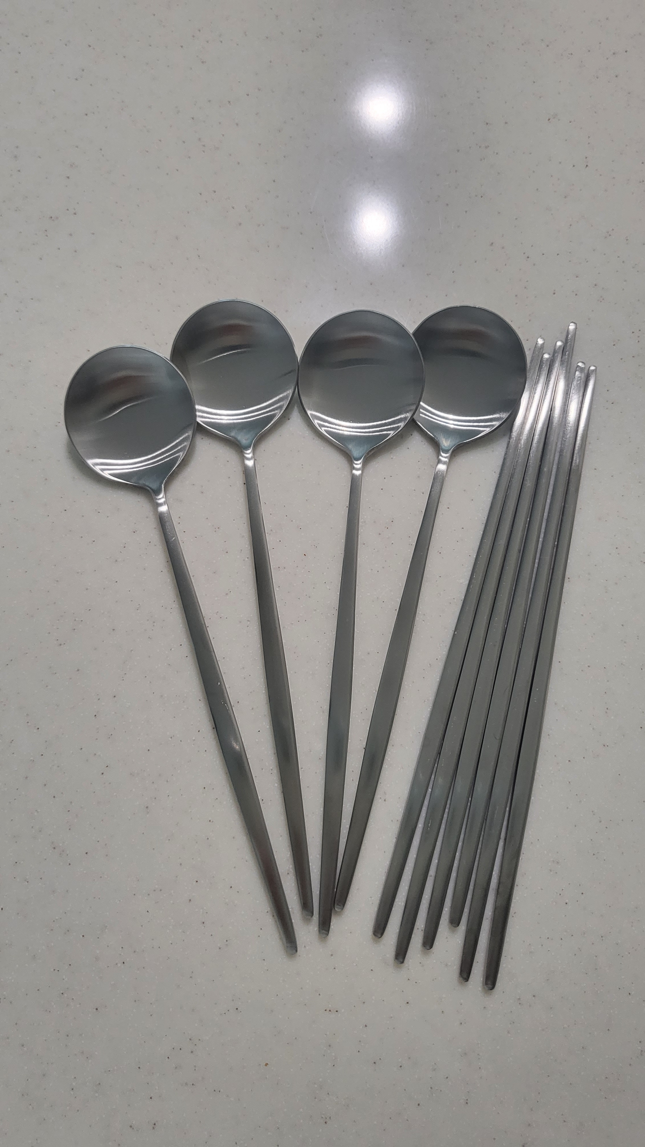 Helio Stainless Steel Spoon & Chopsticks Set user photo