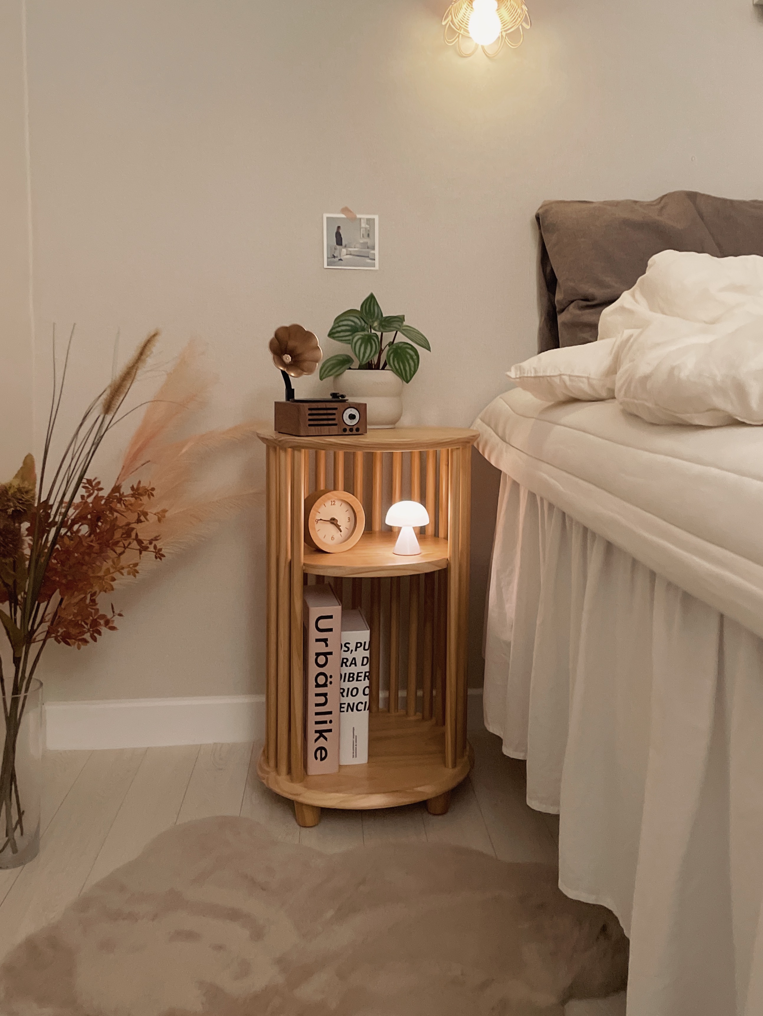 Ivy Solid Pine Wood Nightstand user photo