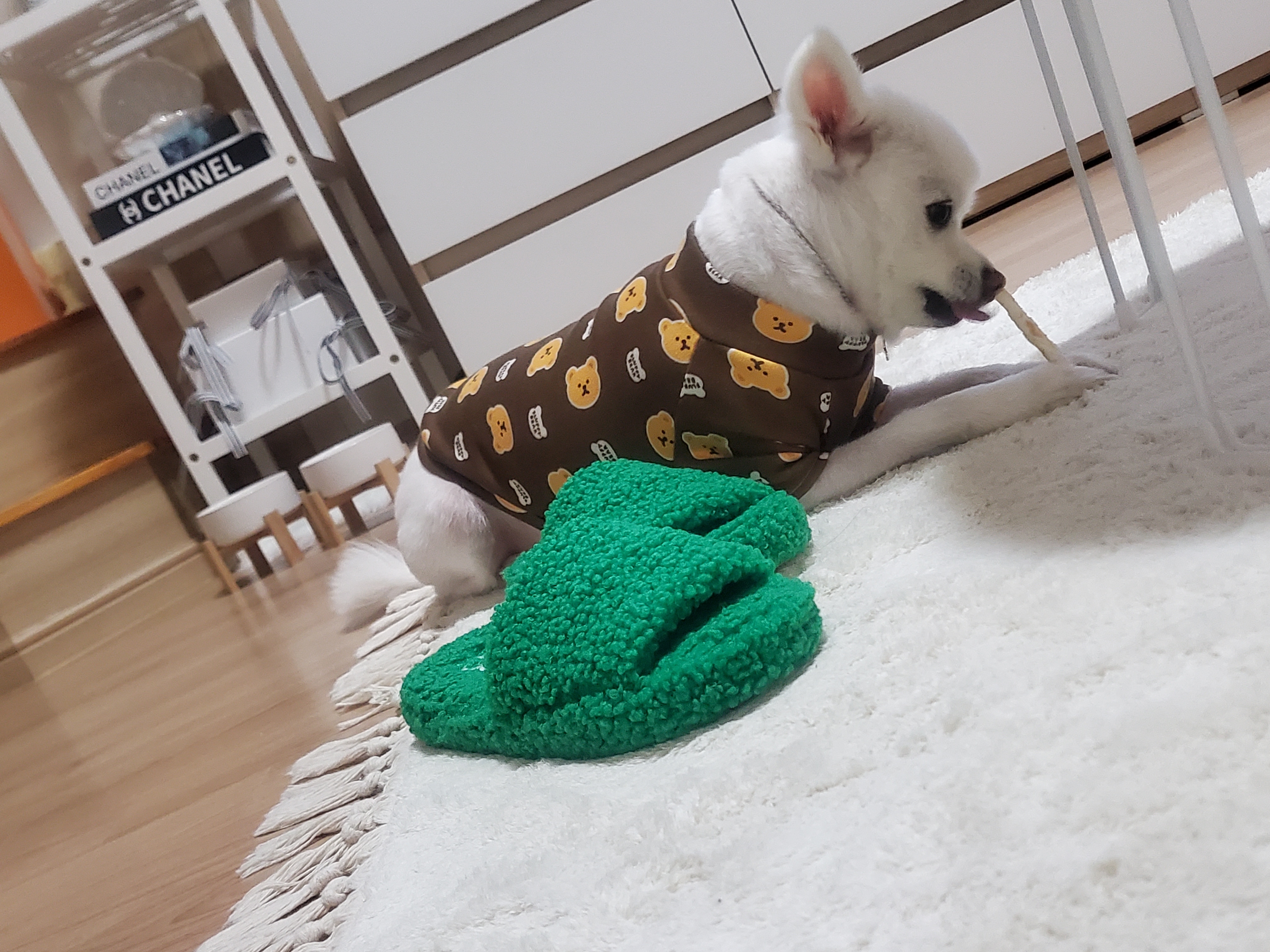 Fluffy Fleece Noise-Reducing Slippers user photo