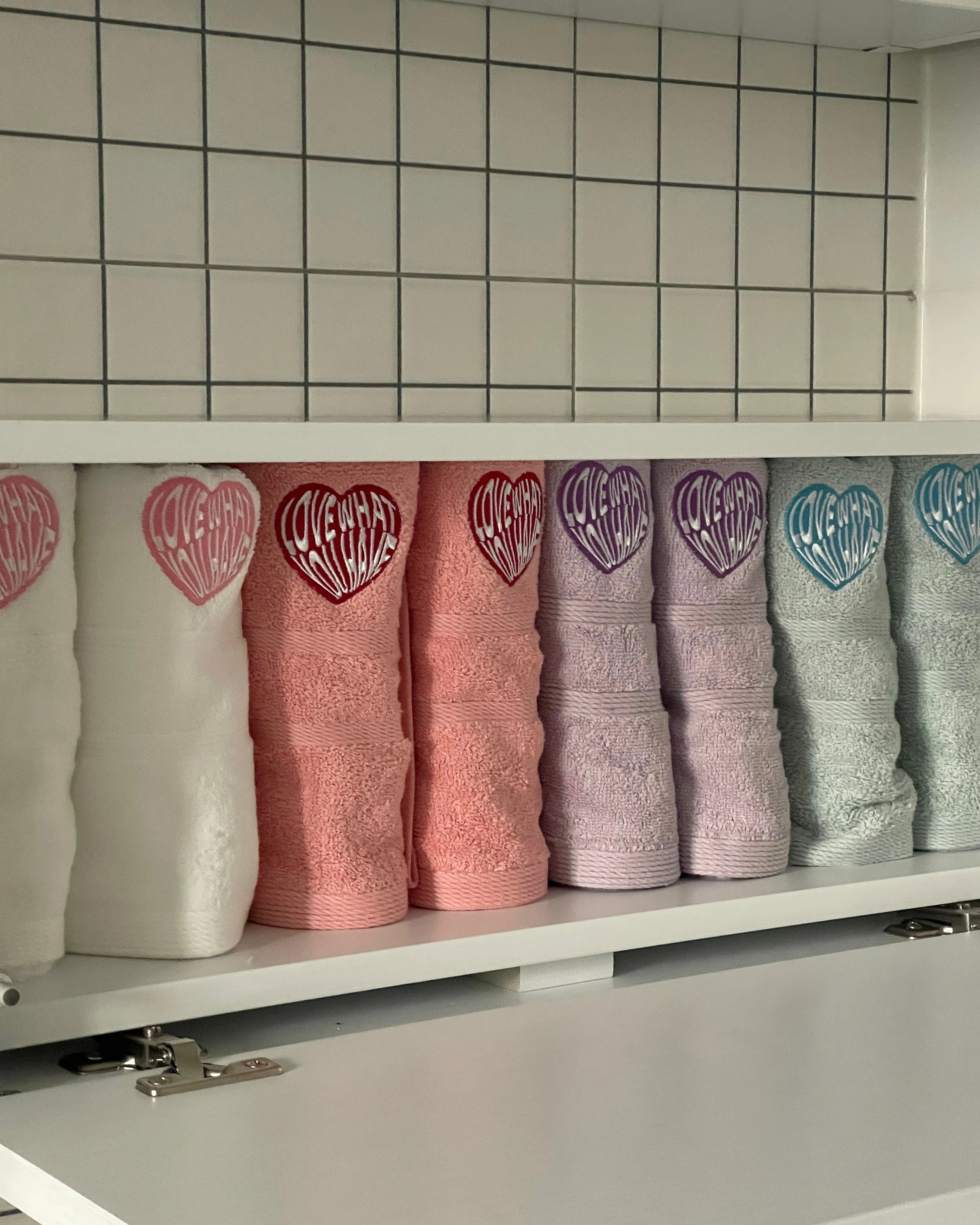 Heart Embroidery Kitsch Towel Set (10-Pack) user photo