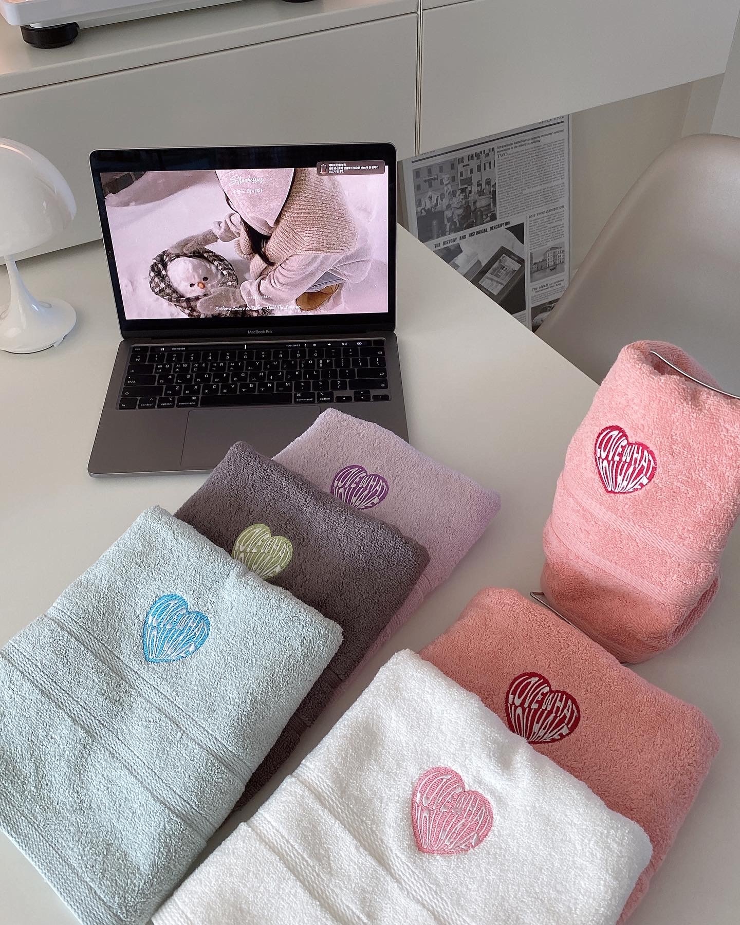 Heart Embroidery Kitsch Towel Set (10-Pack) user photo