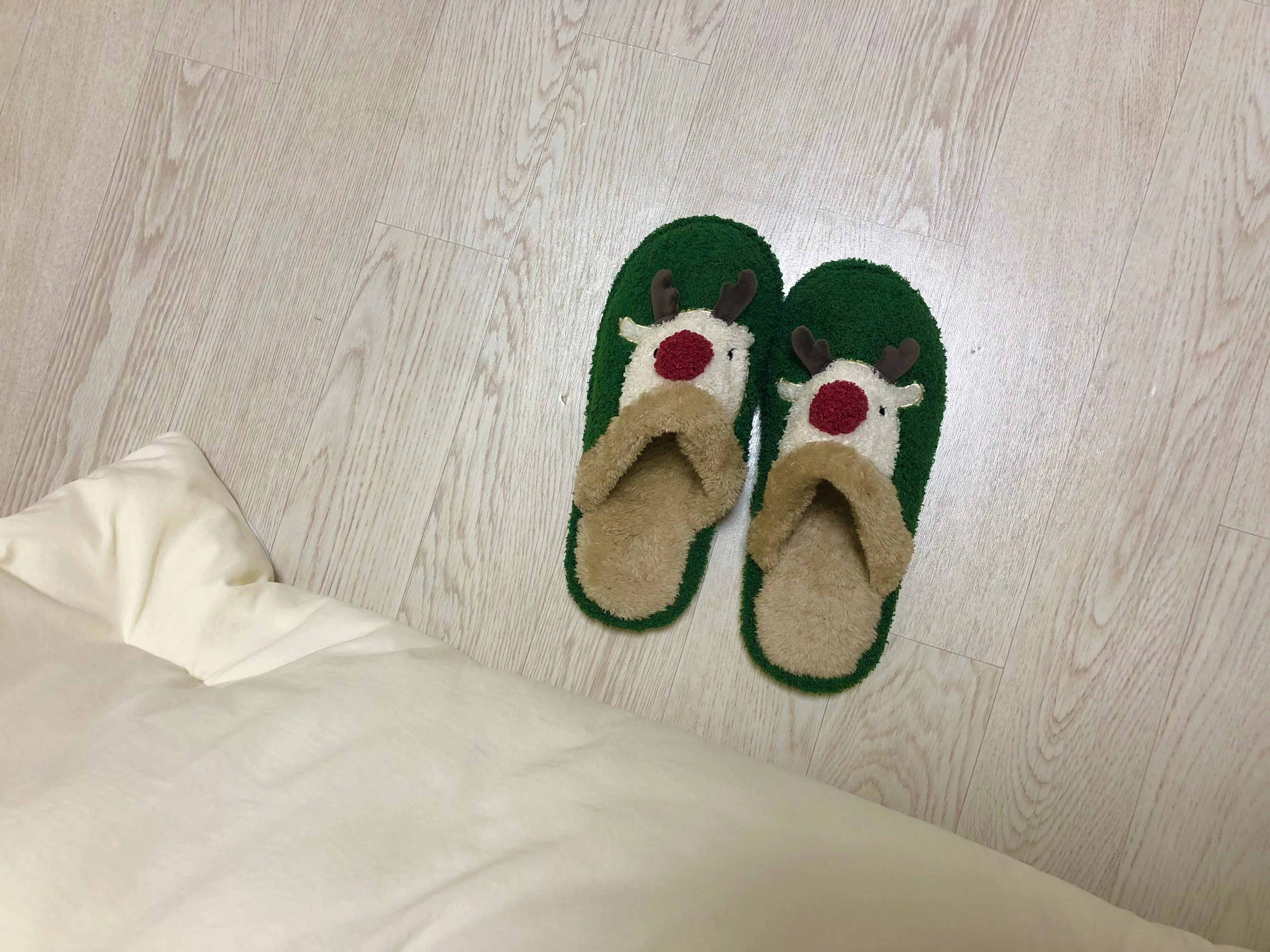 Rudolph Fuzzy Winter Slippers – 3 colors user photo
