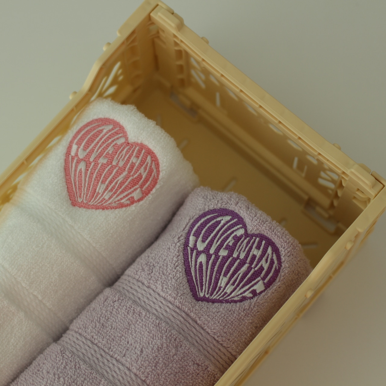 Heart Embroidery Kitsch Towel Set (10-Pack) user photo