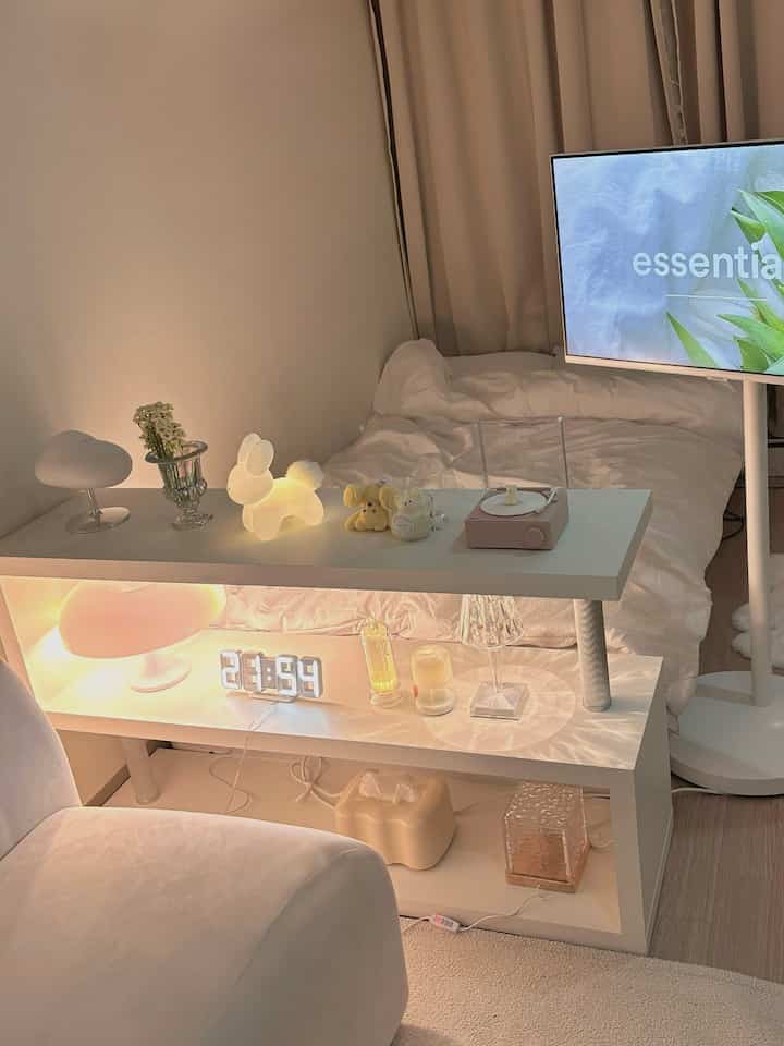 CLEAN COTTON カバーのいらない布団＆枕カバーセット［9色・3サイズ］を使ったコーディネート 3