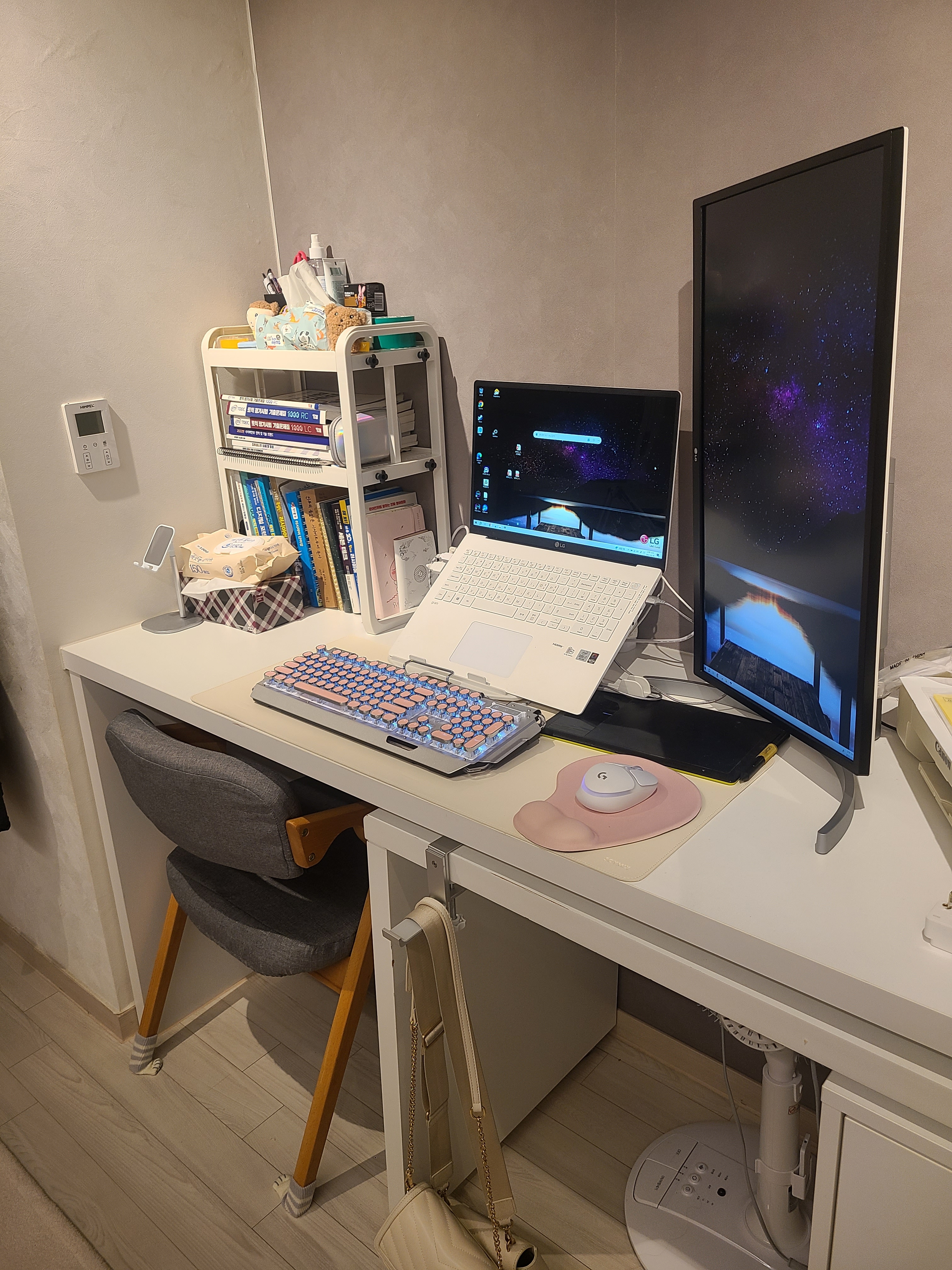 Adjustable Desk Storage Shelf (2-Tier) user photo